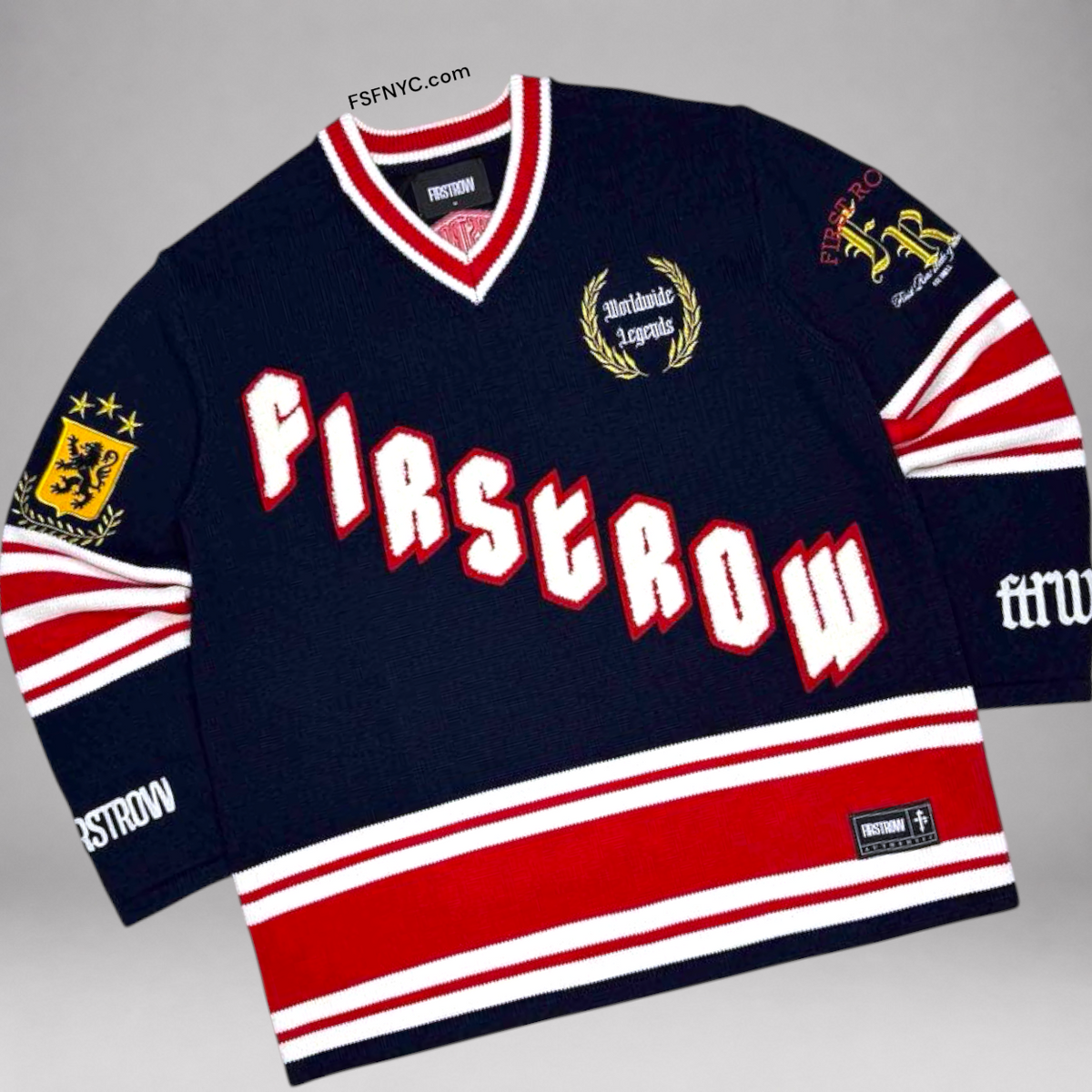 FR - Knit Sweater “XX” - Navy - 002