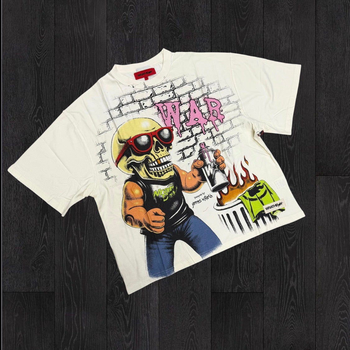 Wrath - We Love Wrath Tee - Off White 624