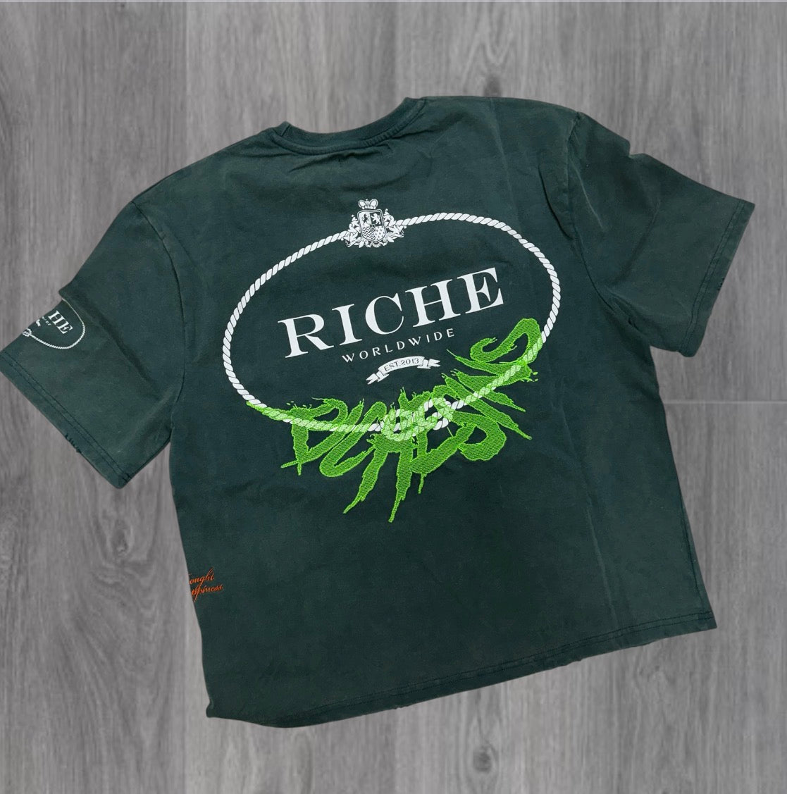 VR - Eyes Cross T-shirt - Green - 2041