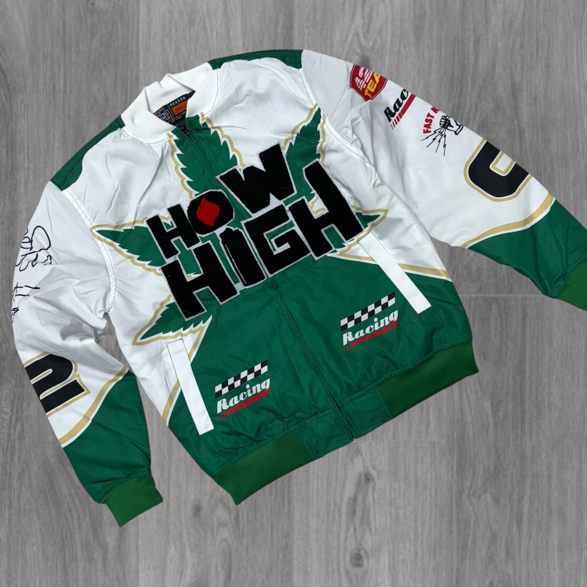 Reason - Flight Jacket Racing - Green white