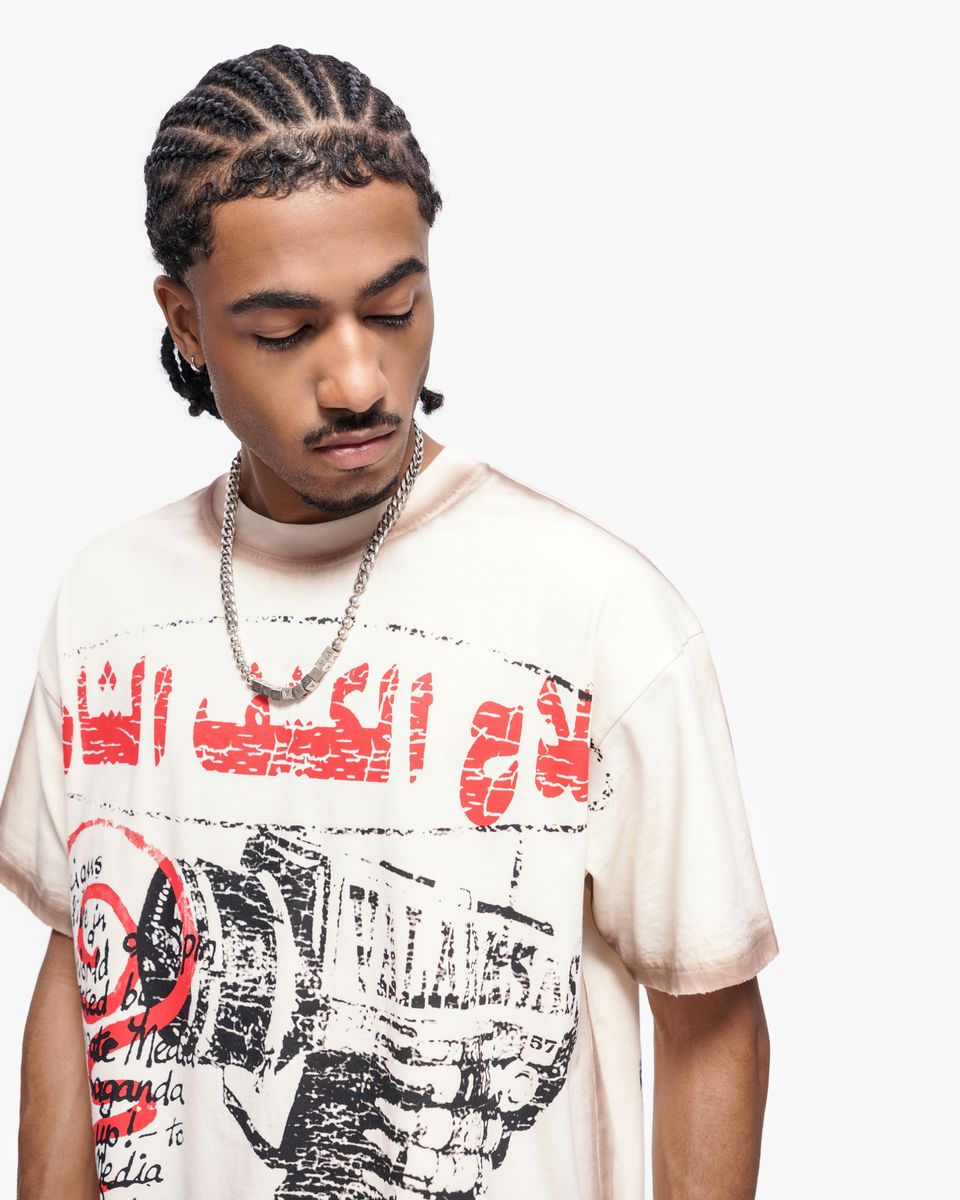 Valabasas - The Weapons T-shirt - cream -  1084