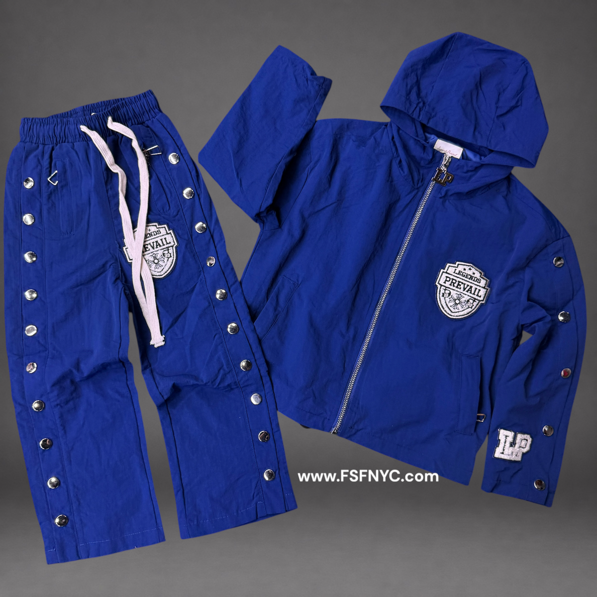 Prevail Kids - Patch Windbreaker Set - Navy