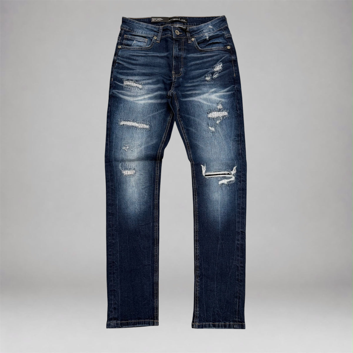 Thread - Slim Distress Denim - Blue Wash 50140