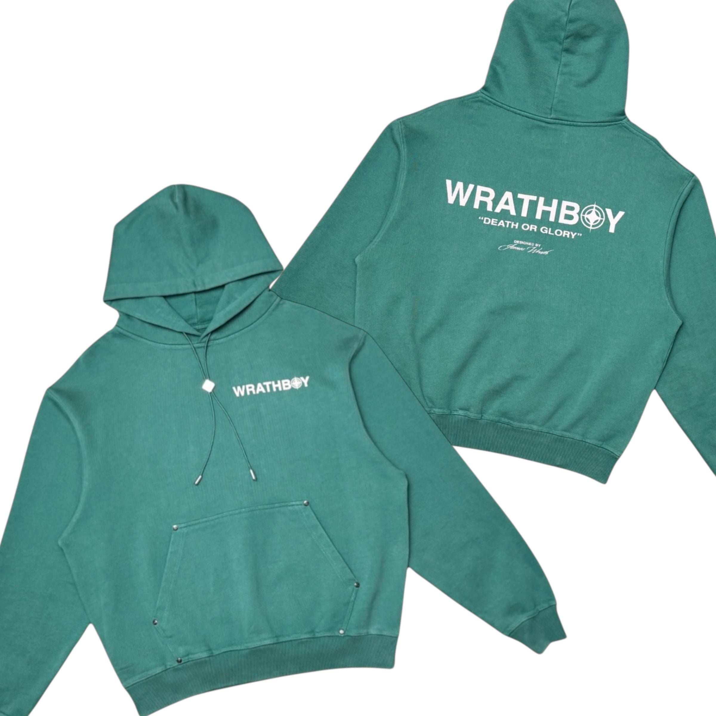 WRATHBOY - Glory Hoodie - Green - 047