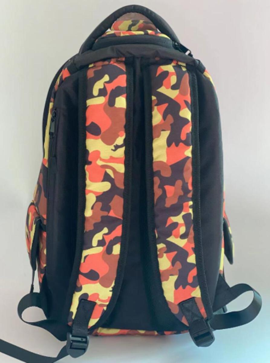 Approved Backpack shark Camo Orange