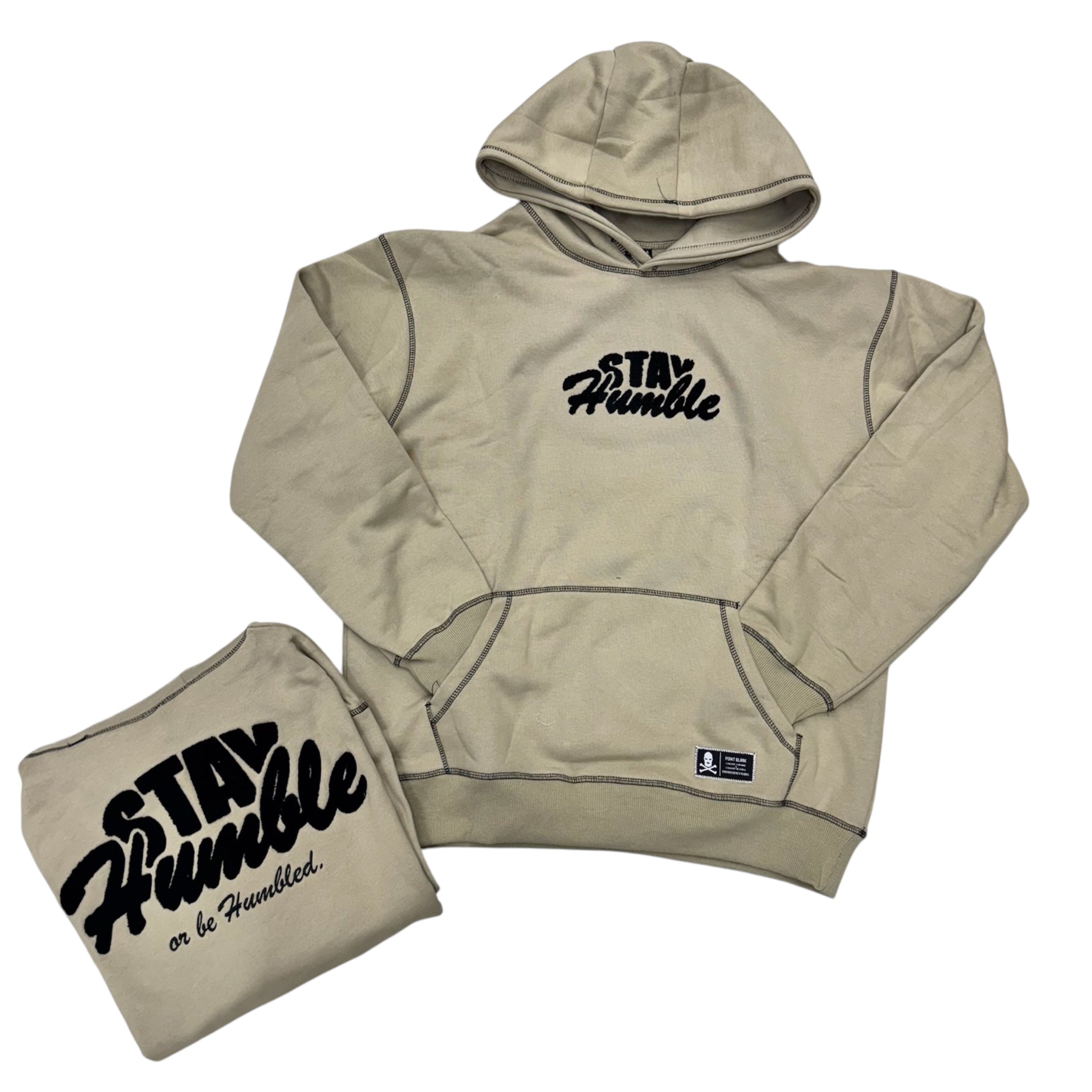 Point Blank Stay Humble Hoodie Fog