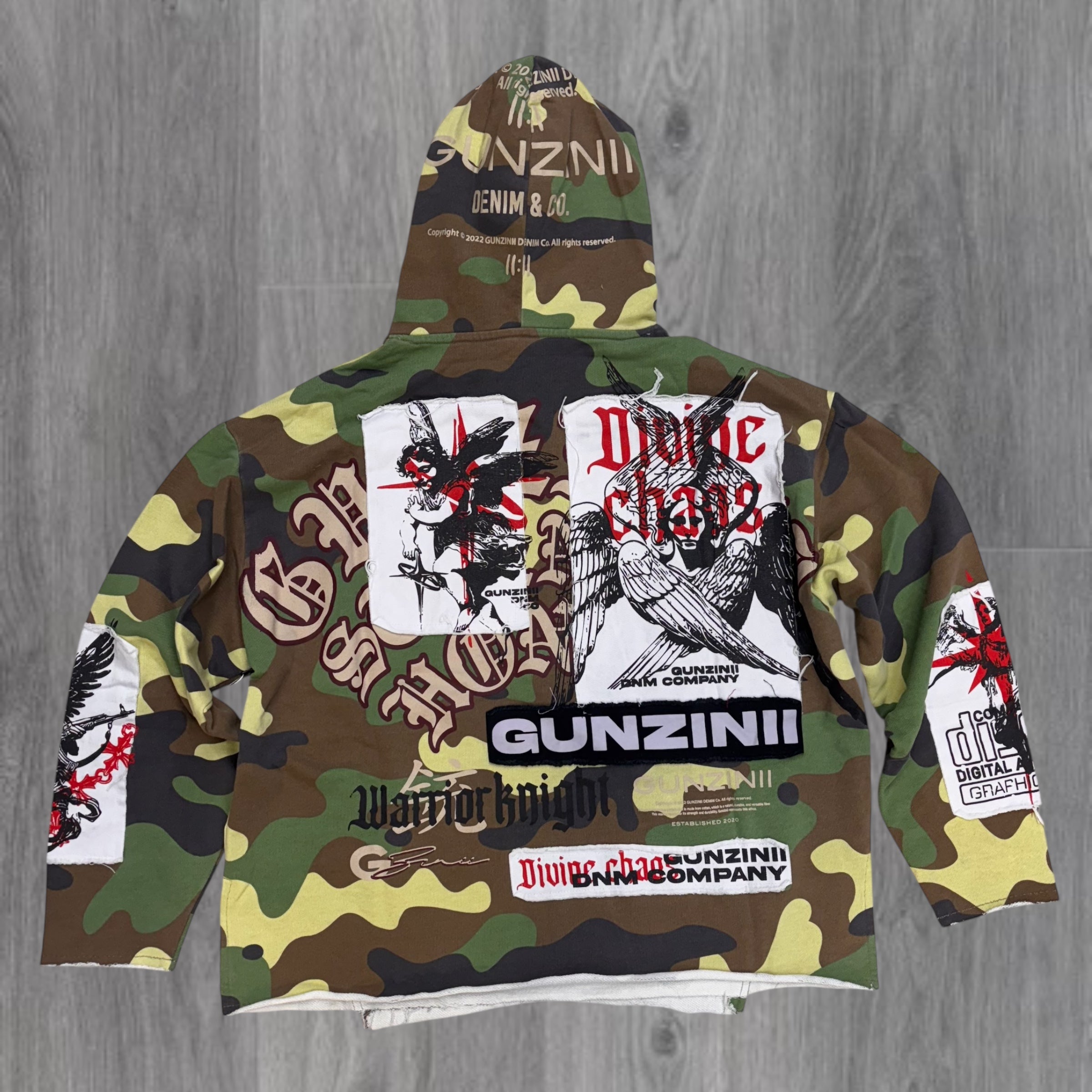 Gunzinii - Divine Hoodie - Camo - GZ848