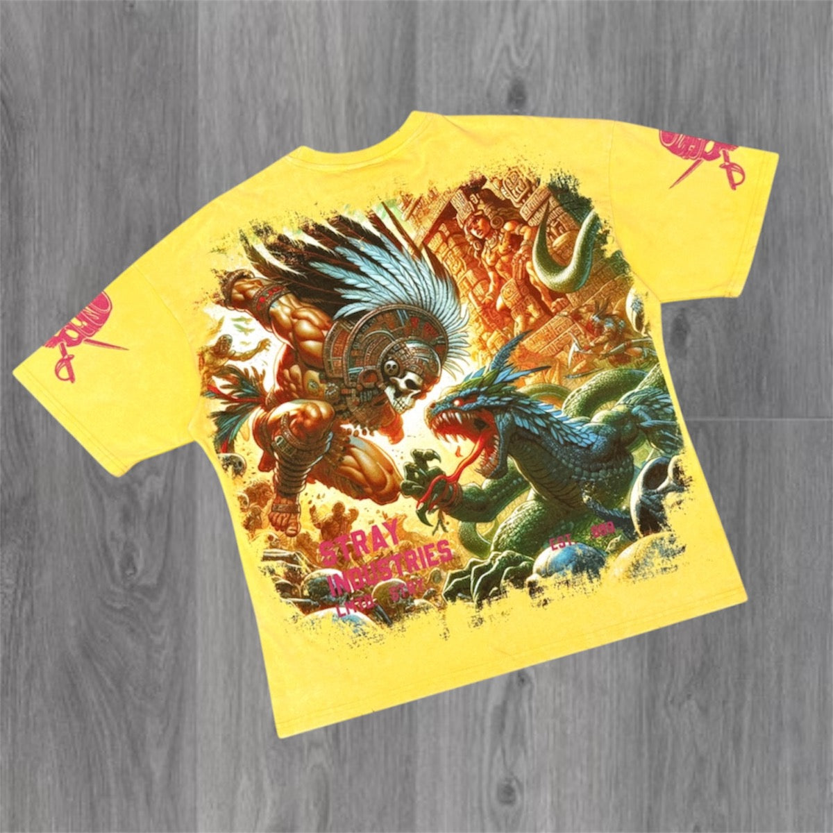 Stray -  Dragon War T-shirt - Yellow 1751