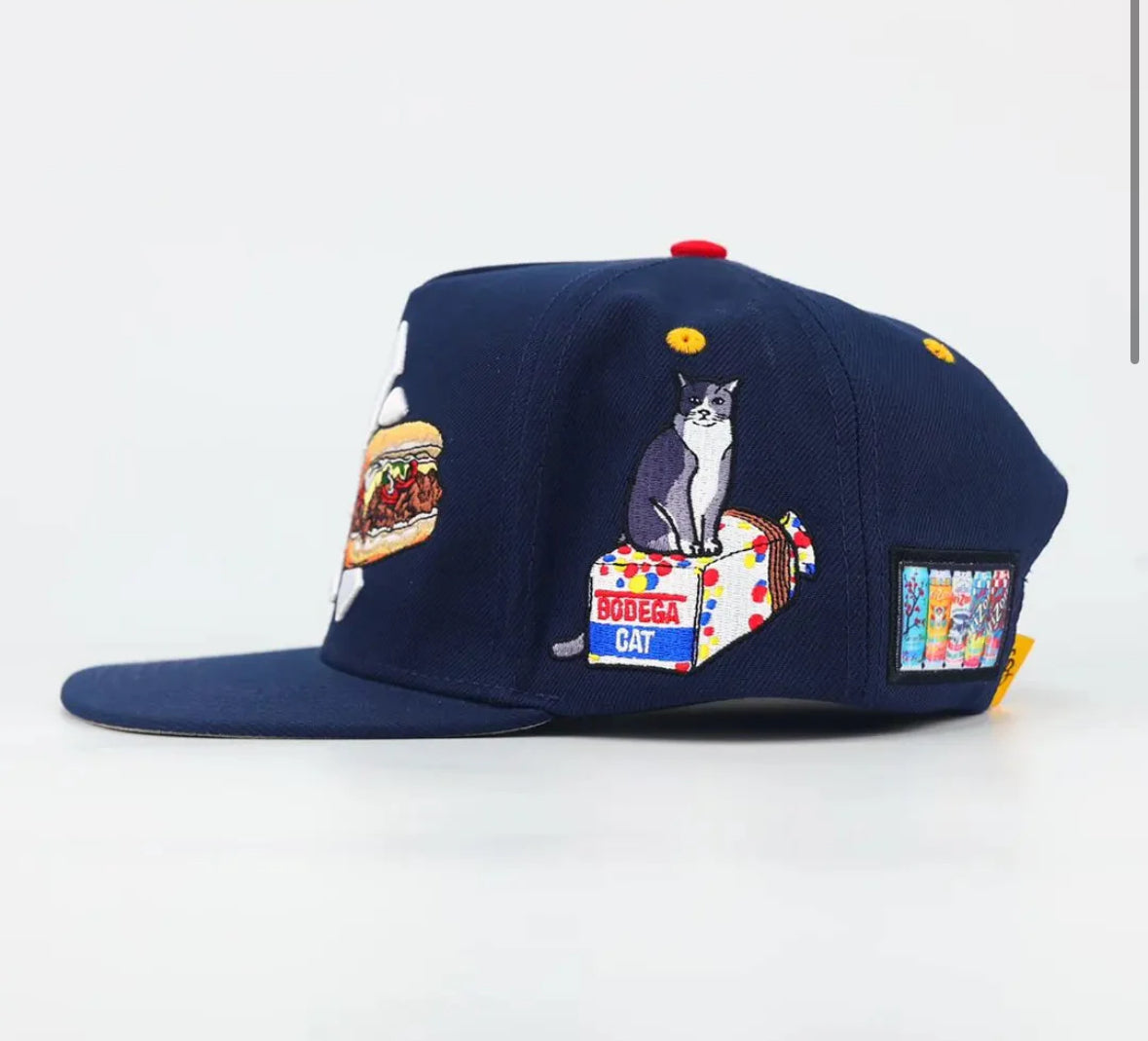 GB chop cheese SnapBack NY Navy