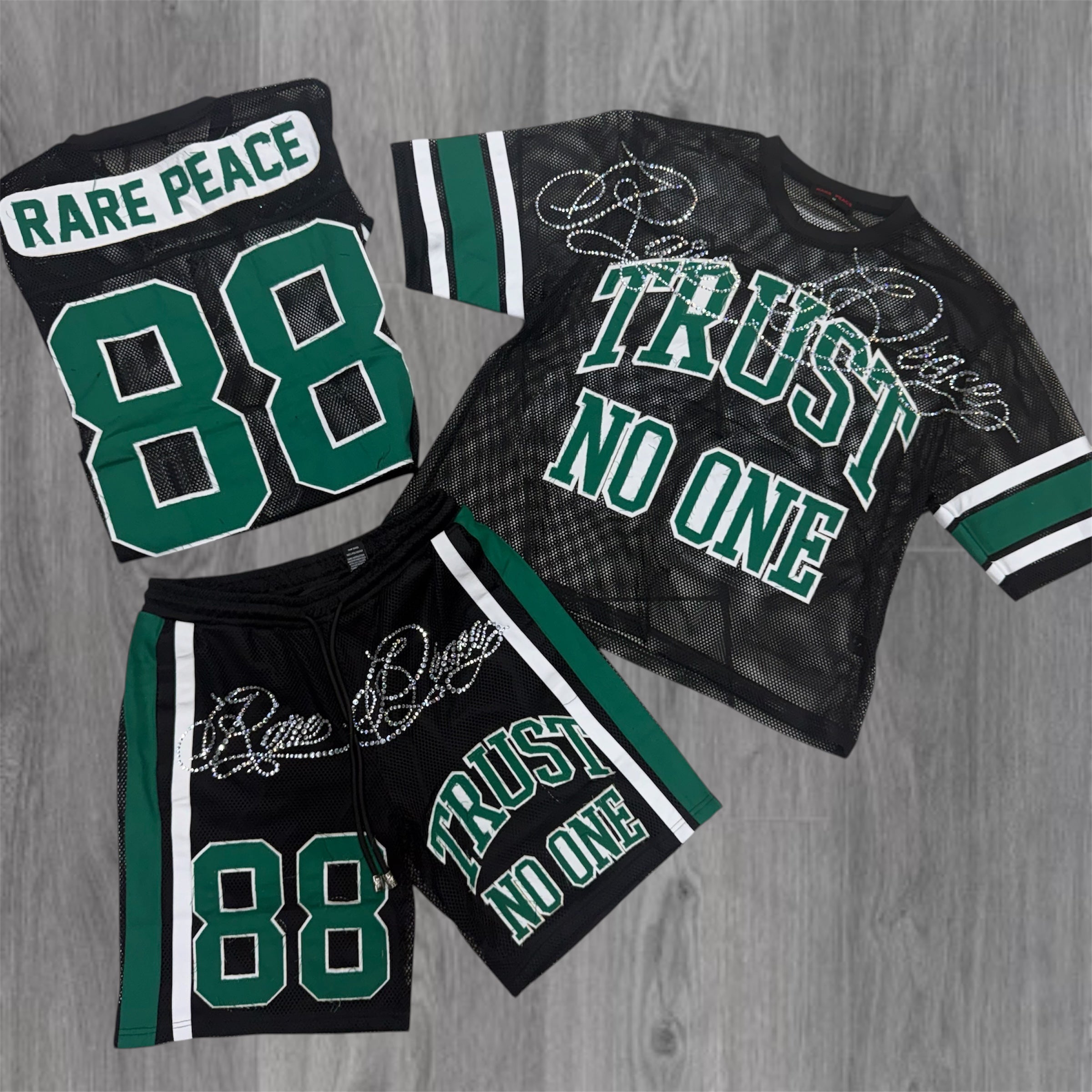 RP - Trust No One Mesh Short Set - Black