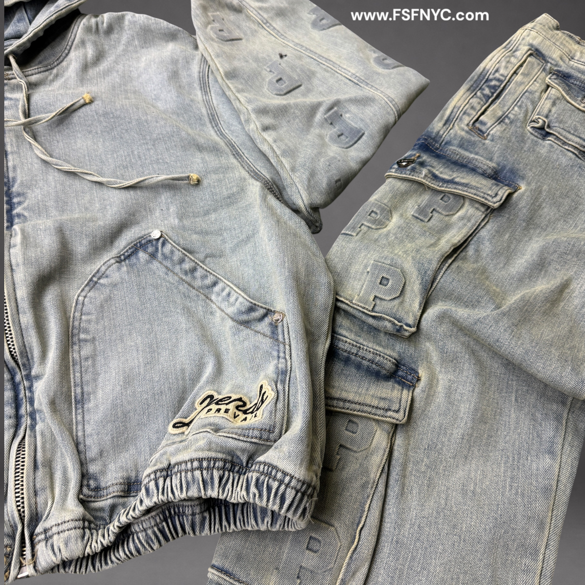 Prevail - LP Jean Set - Light Blue