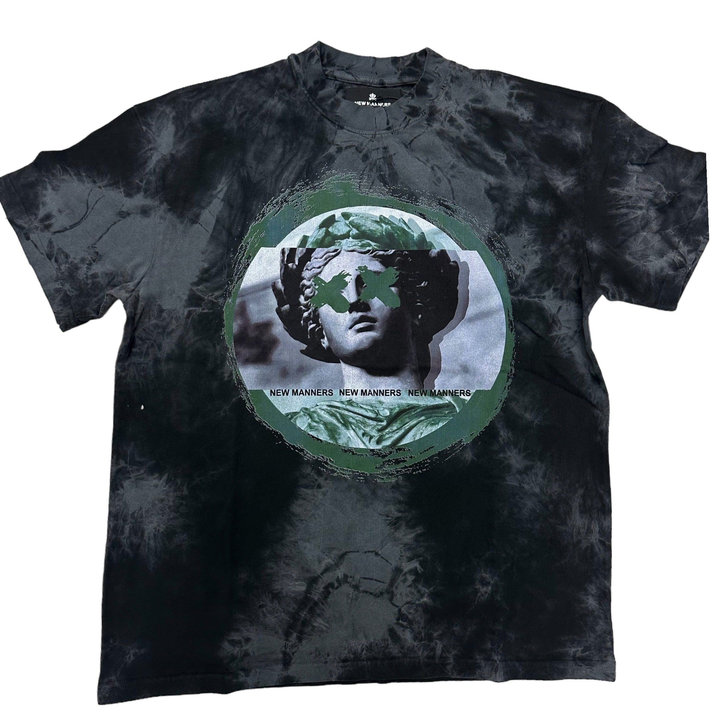 Manners OverSize Blinded T-shirt Acid Black Green