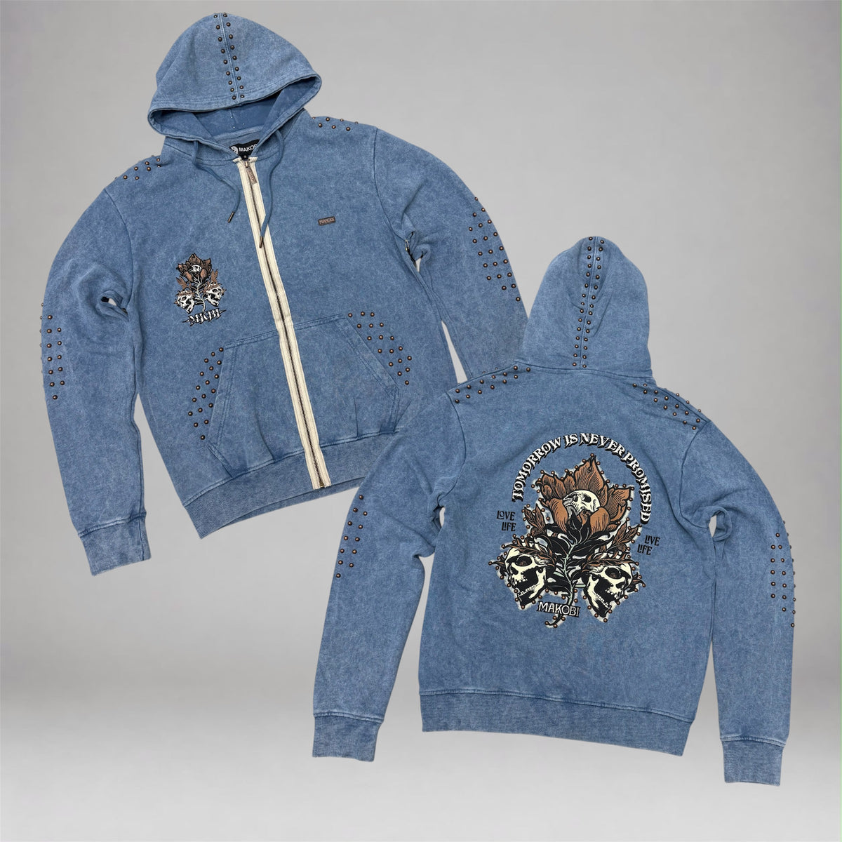 Makobi - Binaco Hoodie - Blue 5345