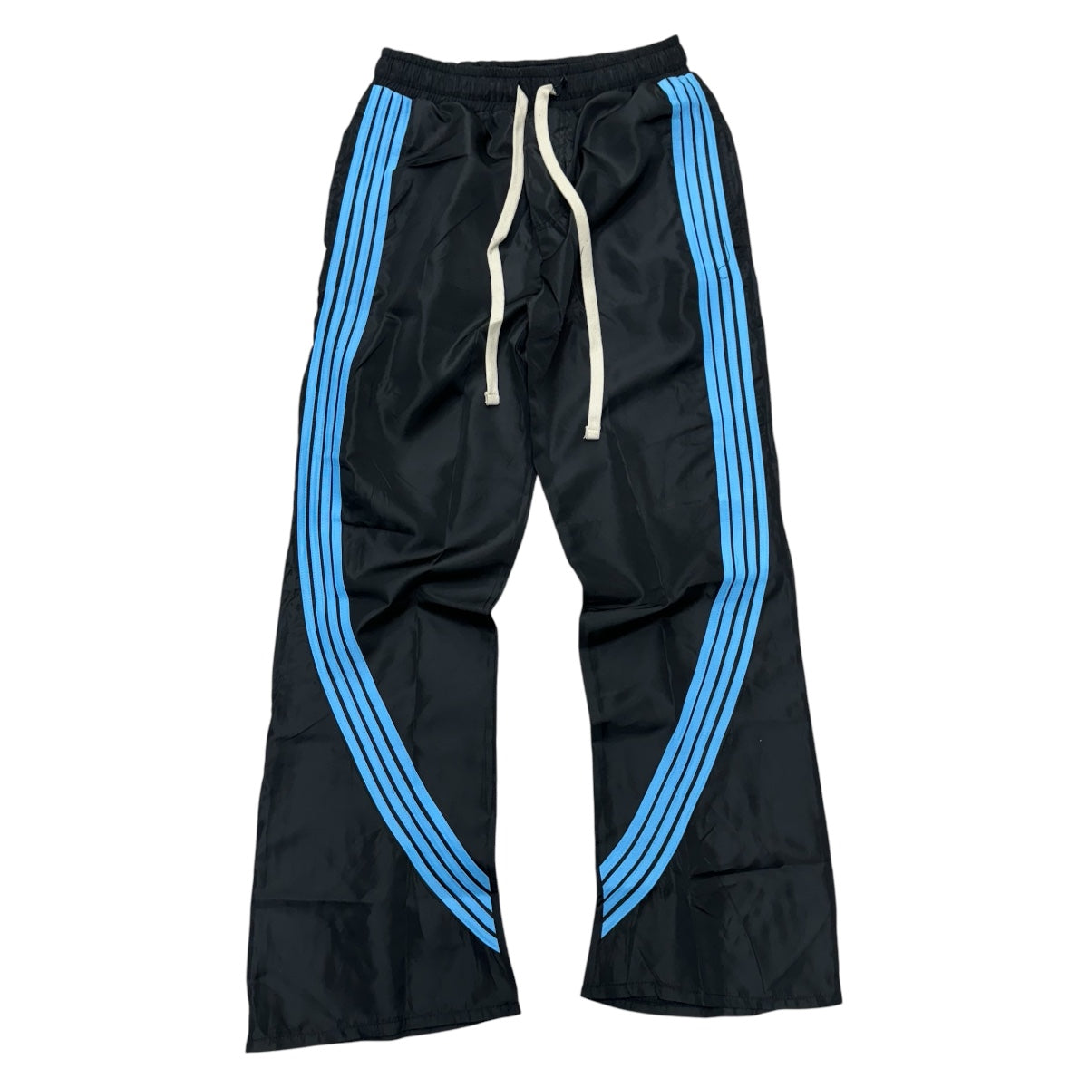 Narr Nylon Stacked Pants Black Unc Blue  (fit Slim, go up 1 size )