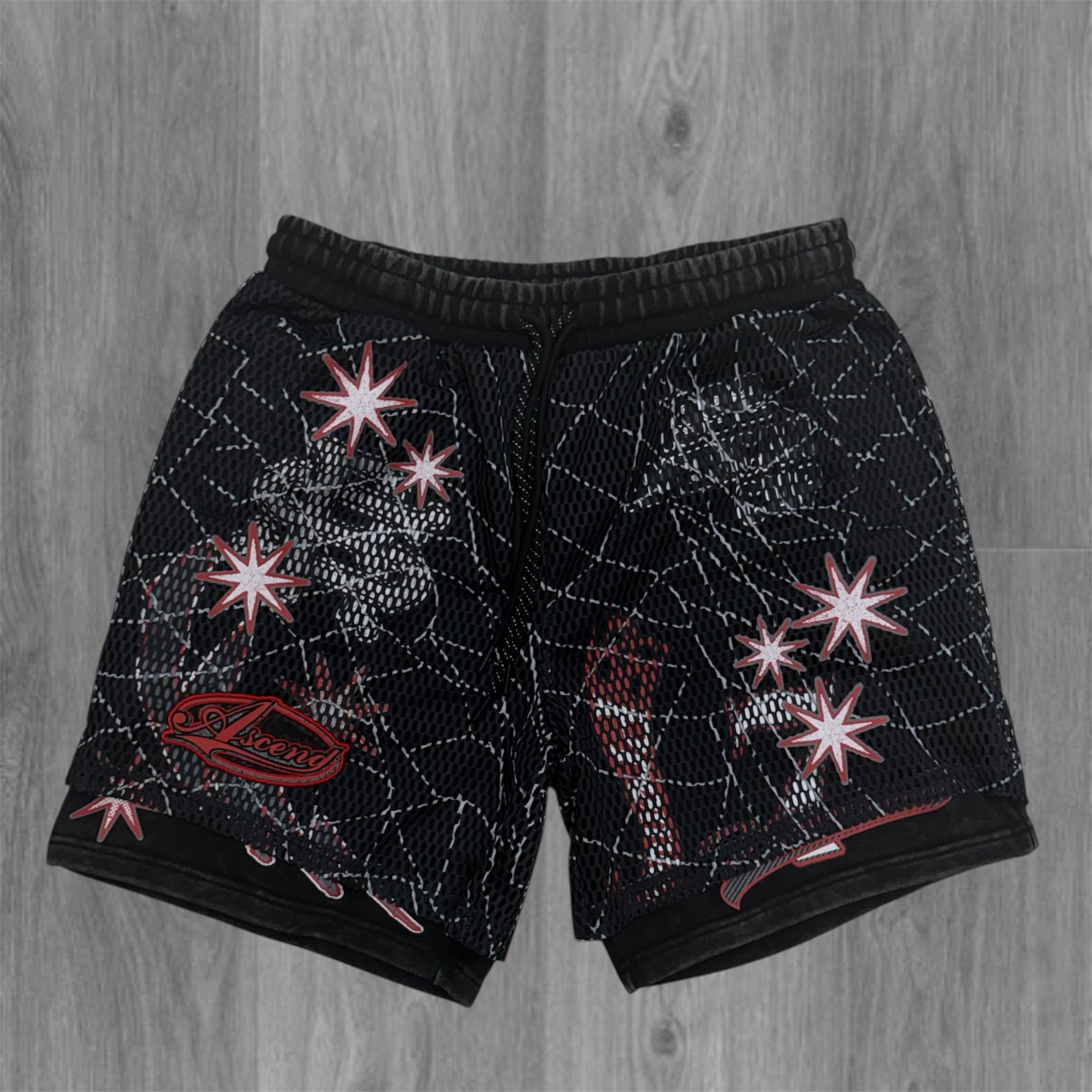 Rise - Ascend Mesh Shorts - Black S455