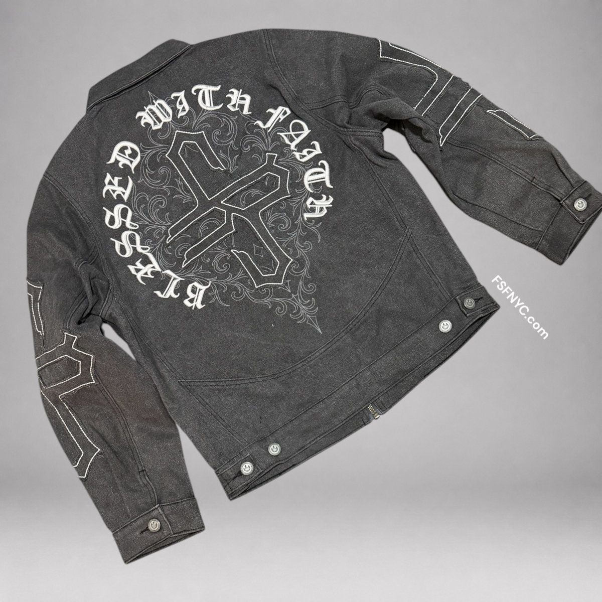 Rise - Blessed Carpenter Jacket - Asphalt -  F563