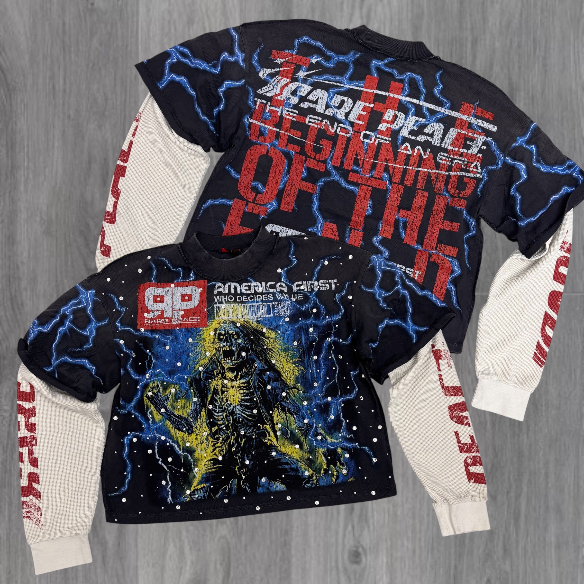 RARE PEACE - Decide L/S Tee - DK.Grey - 5070