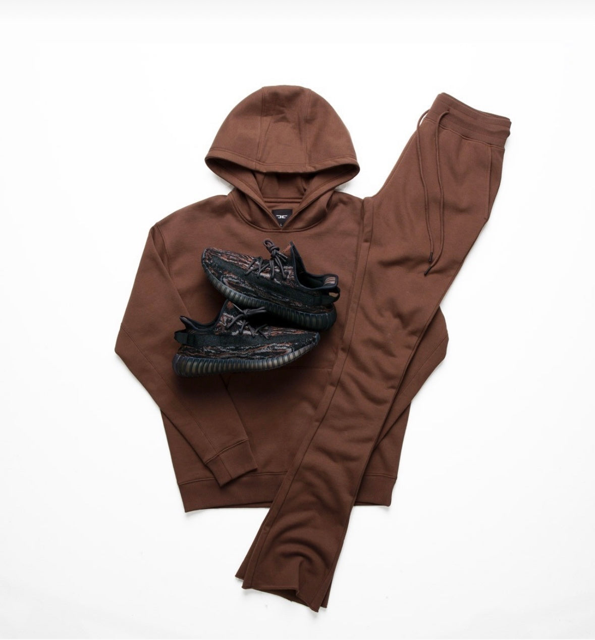Jordan Craig Uptown Super Stack sweat suit Chocolate 8821