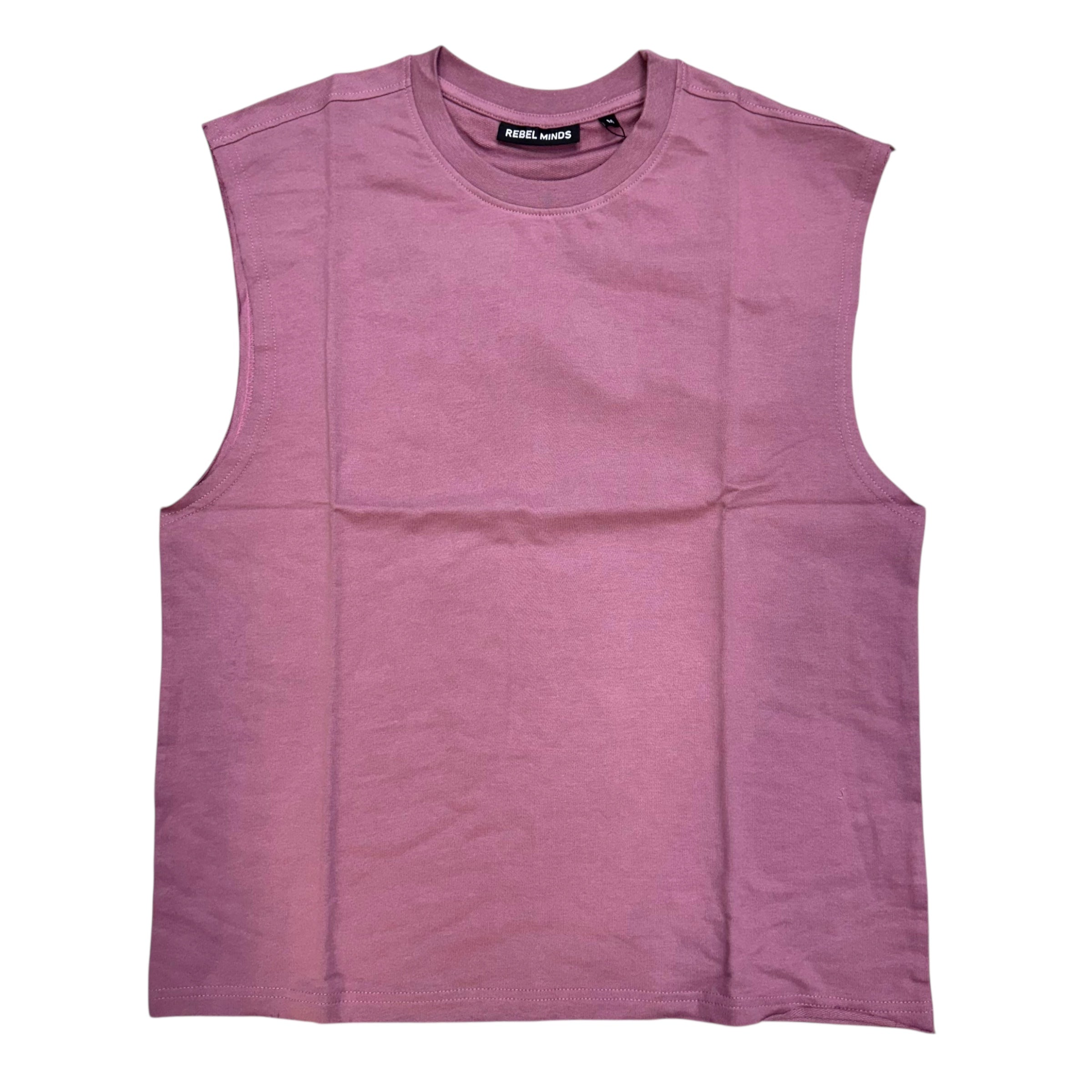 Rebel Clean SLEEVELESS Tee Sage Pink 151