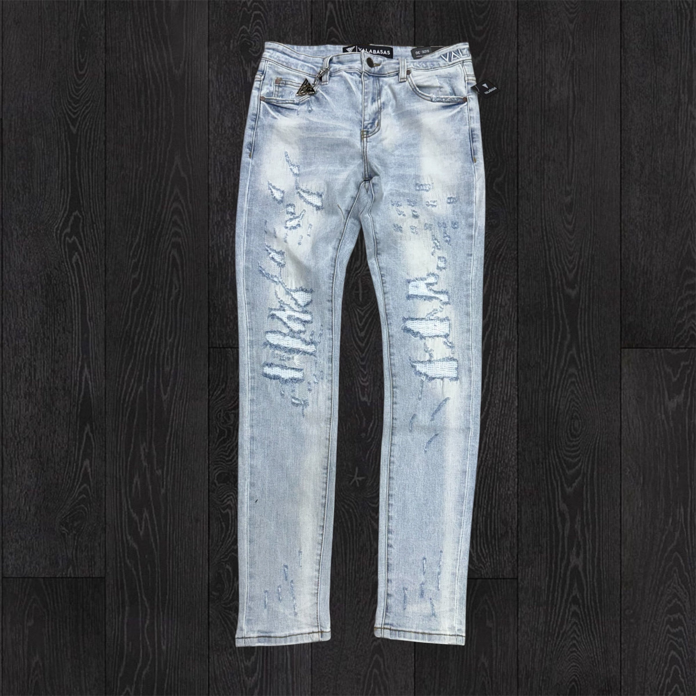 Valabasas - Leader Slim Fit Denim - Lt Blue washed  - 1045