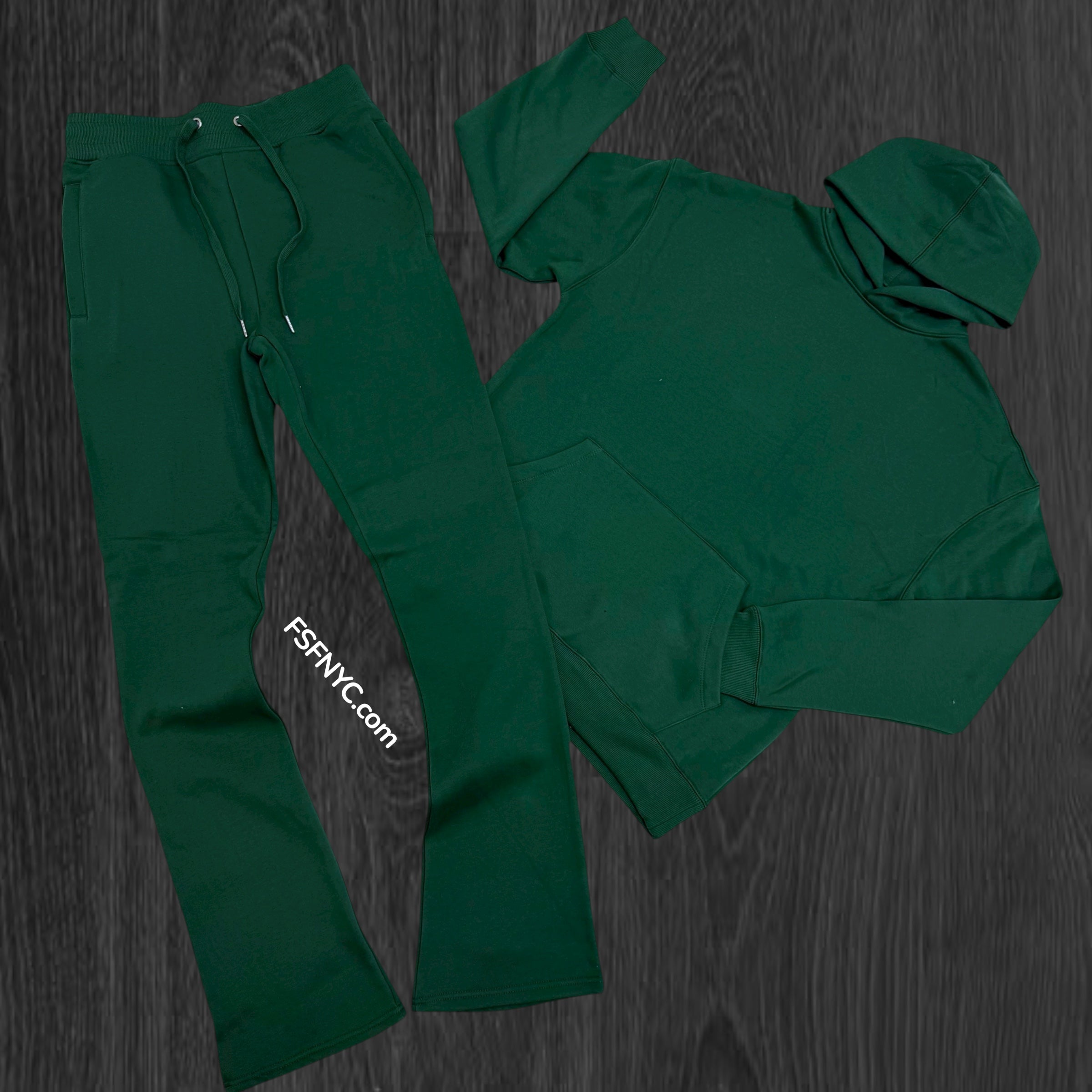 Narr - STACKED UpTown Sweat Suit - Hunter Green - 1081