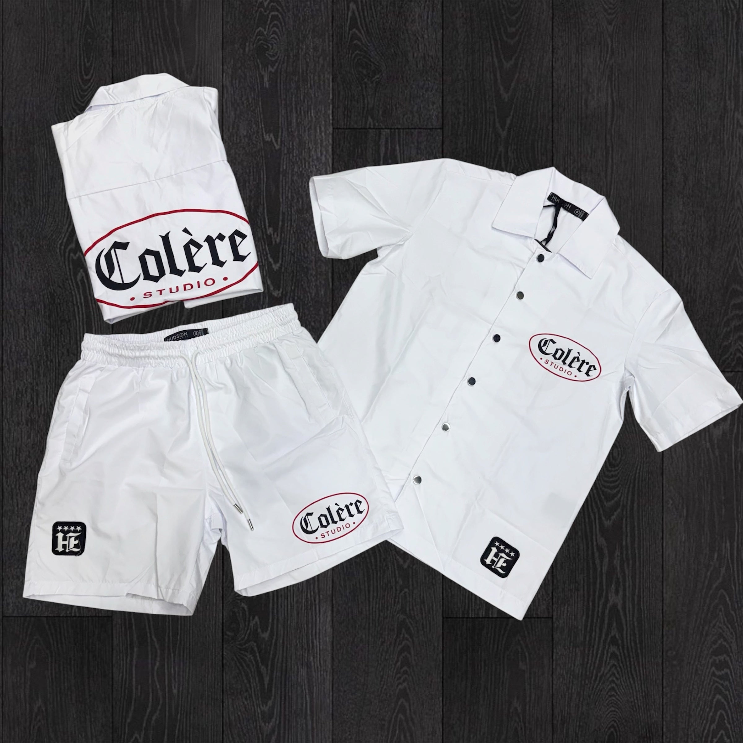 HDSN - Windbreaker Set - White - 694