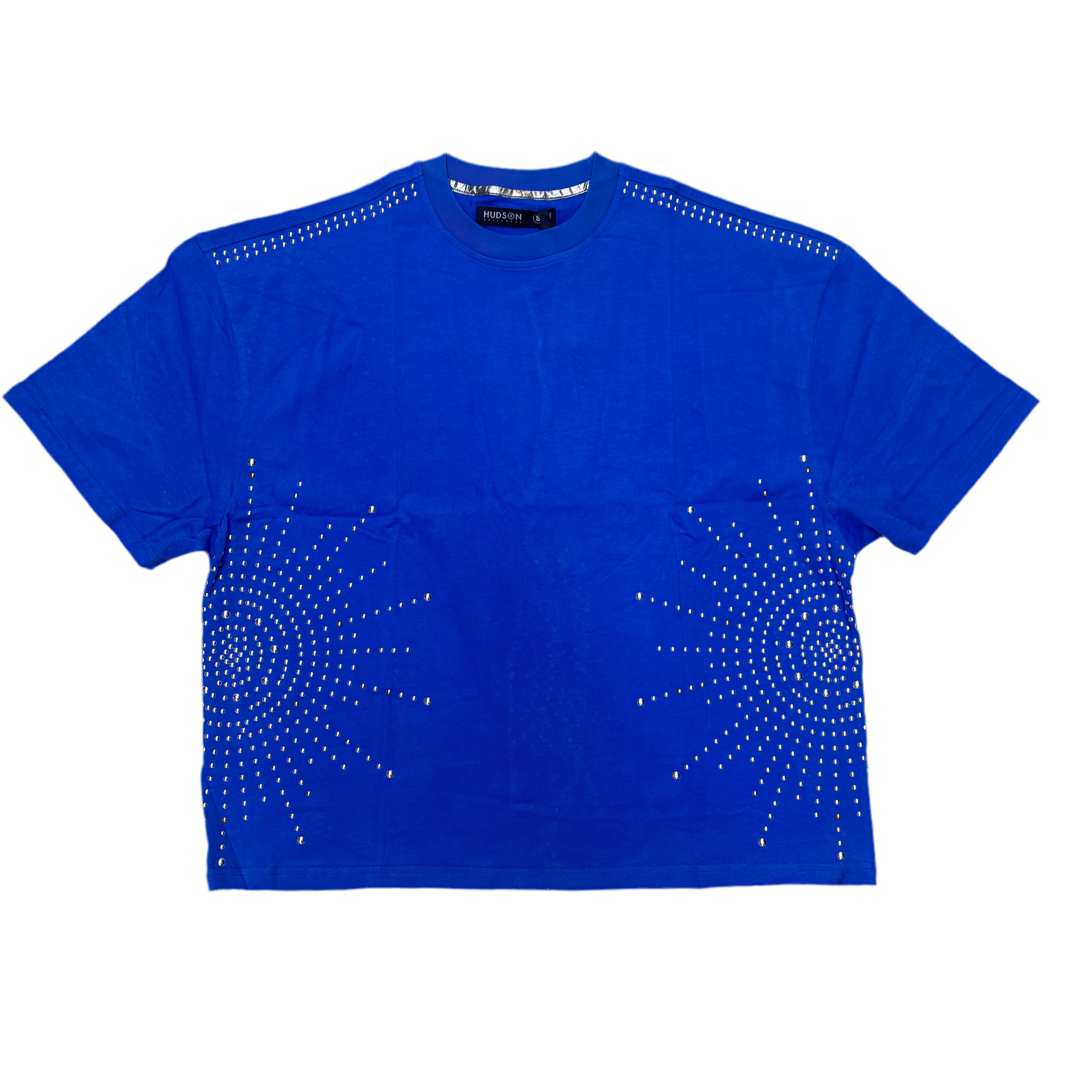 HDSN Studded Starburst T-Shirt Royal Blue 595