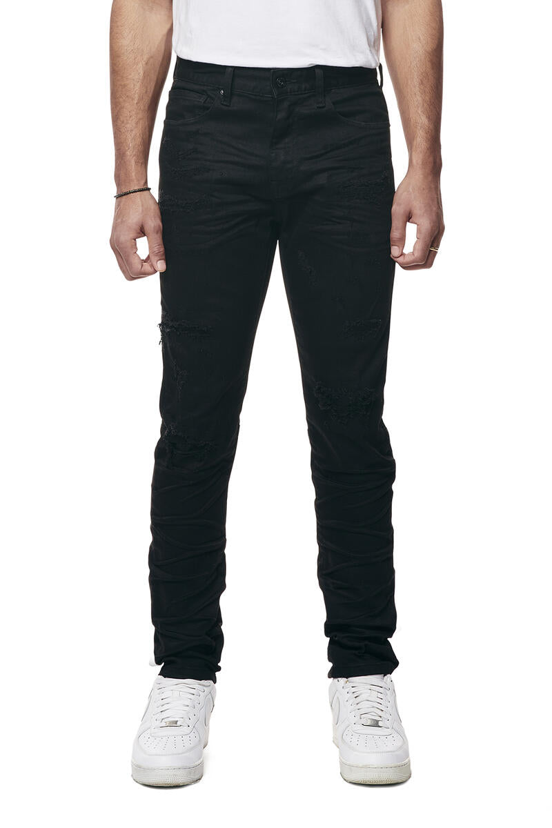 Rise Rip Slim Denim Jet Black 23733