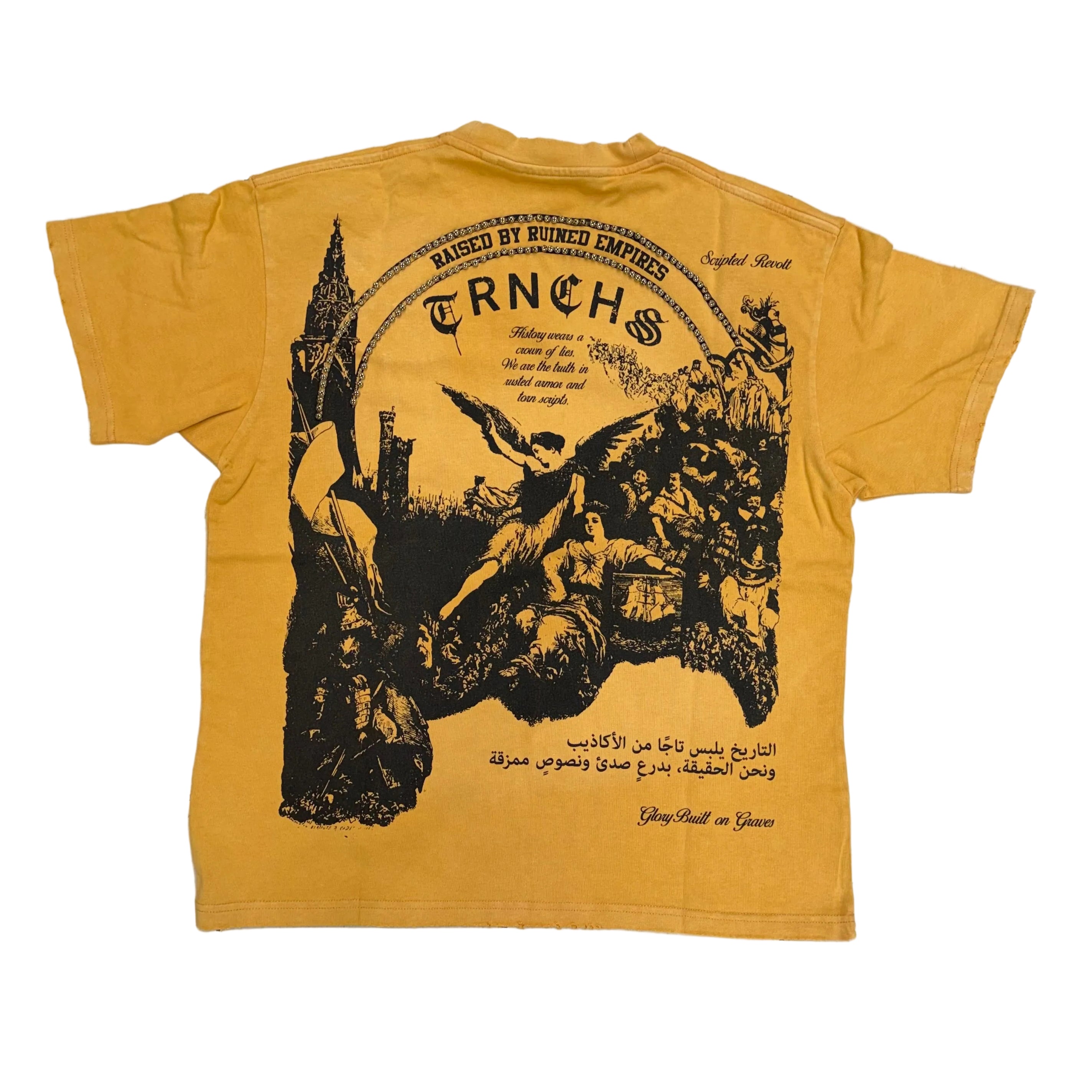 Trnchs - Post Empire - T Shirt - Yellow - 27