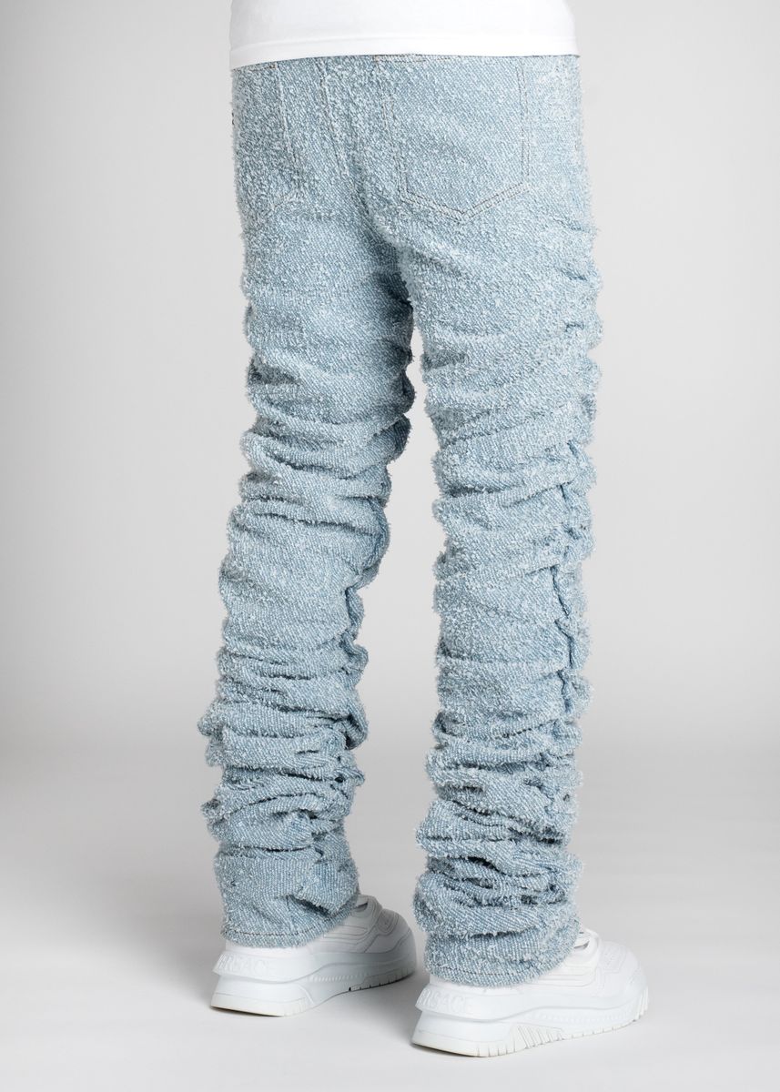 Guapi Super Stacked Sky Blue Denim