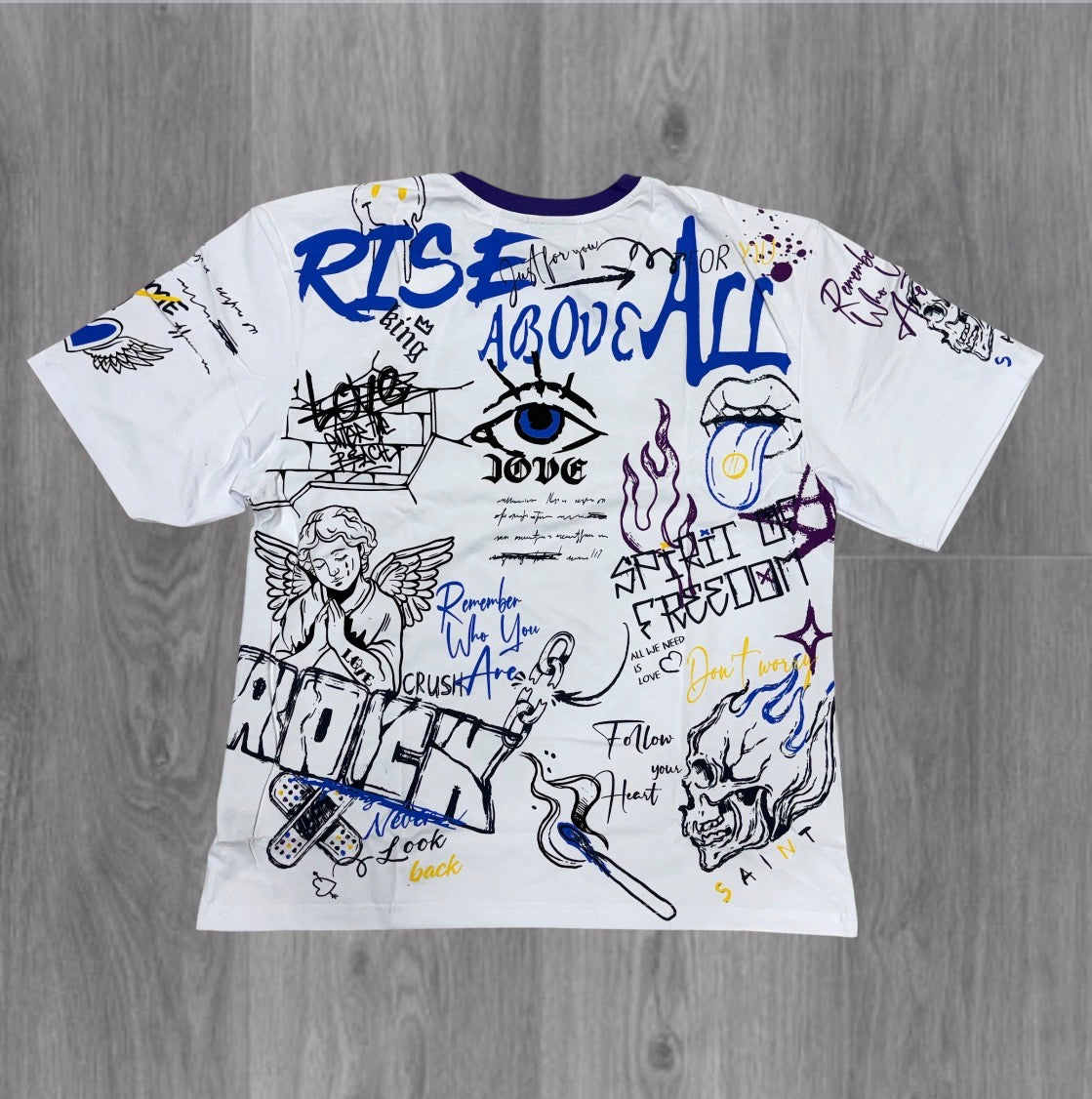 Rebel - Above all T-shirt - Purple - 115