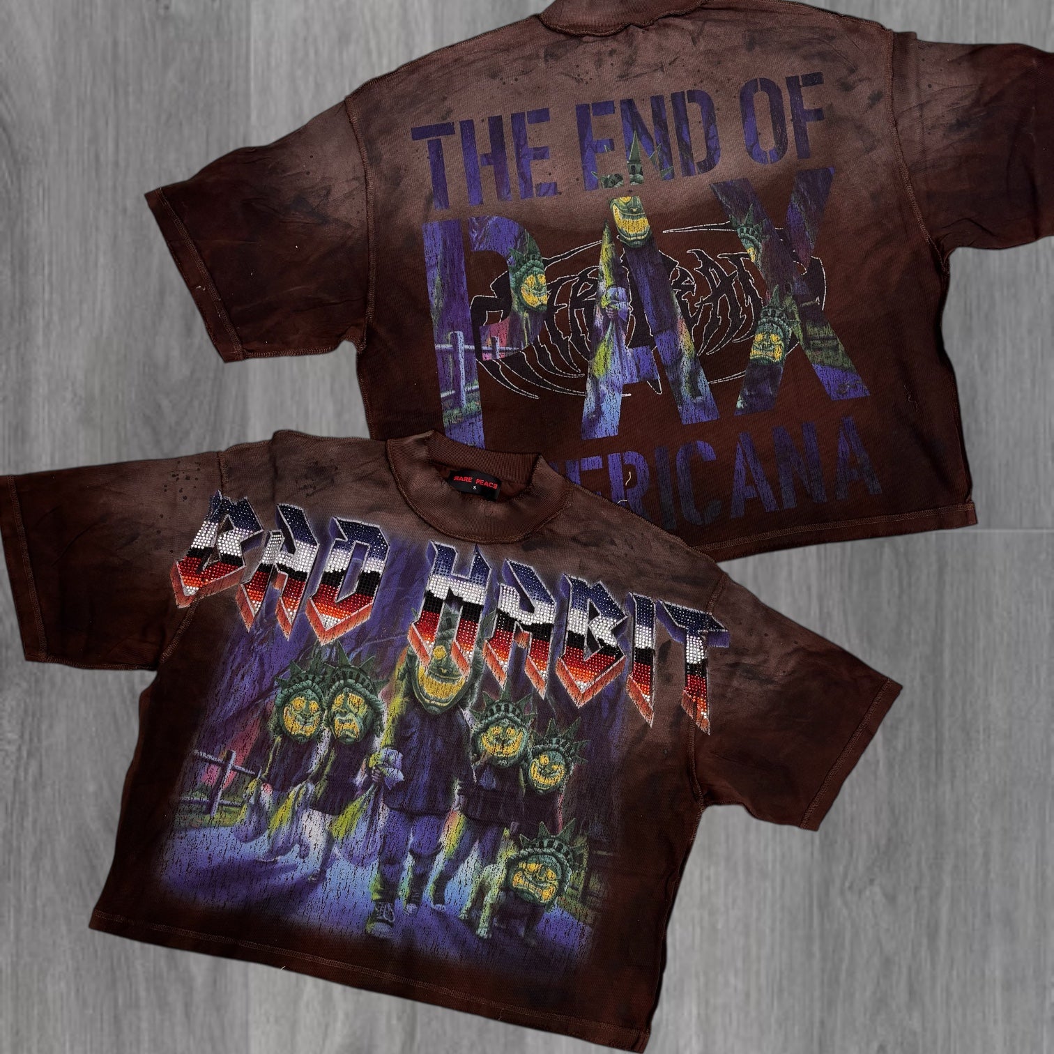 RARE PEACE - Habit Tee - DK.Brown - 5055