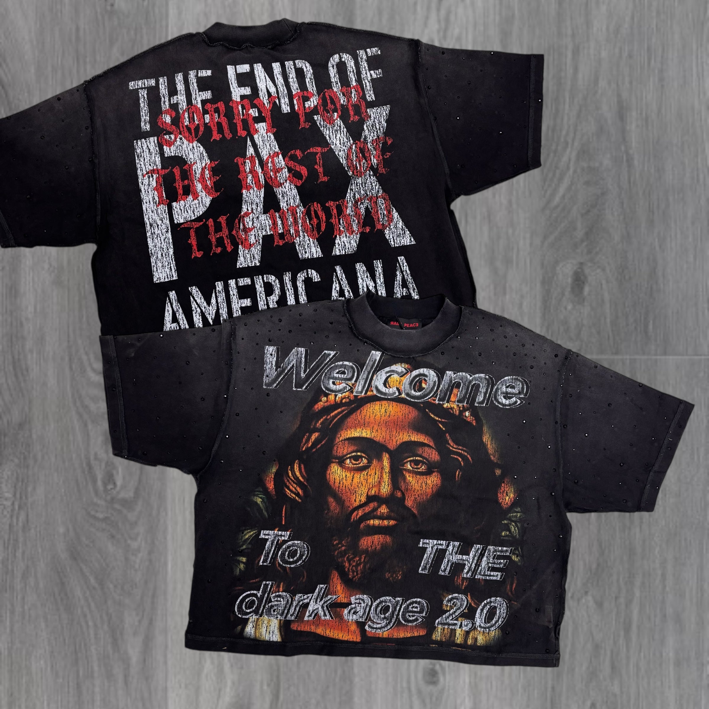 RARE PEACE - Dark Age Tee - BLK - 5053