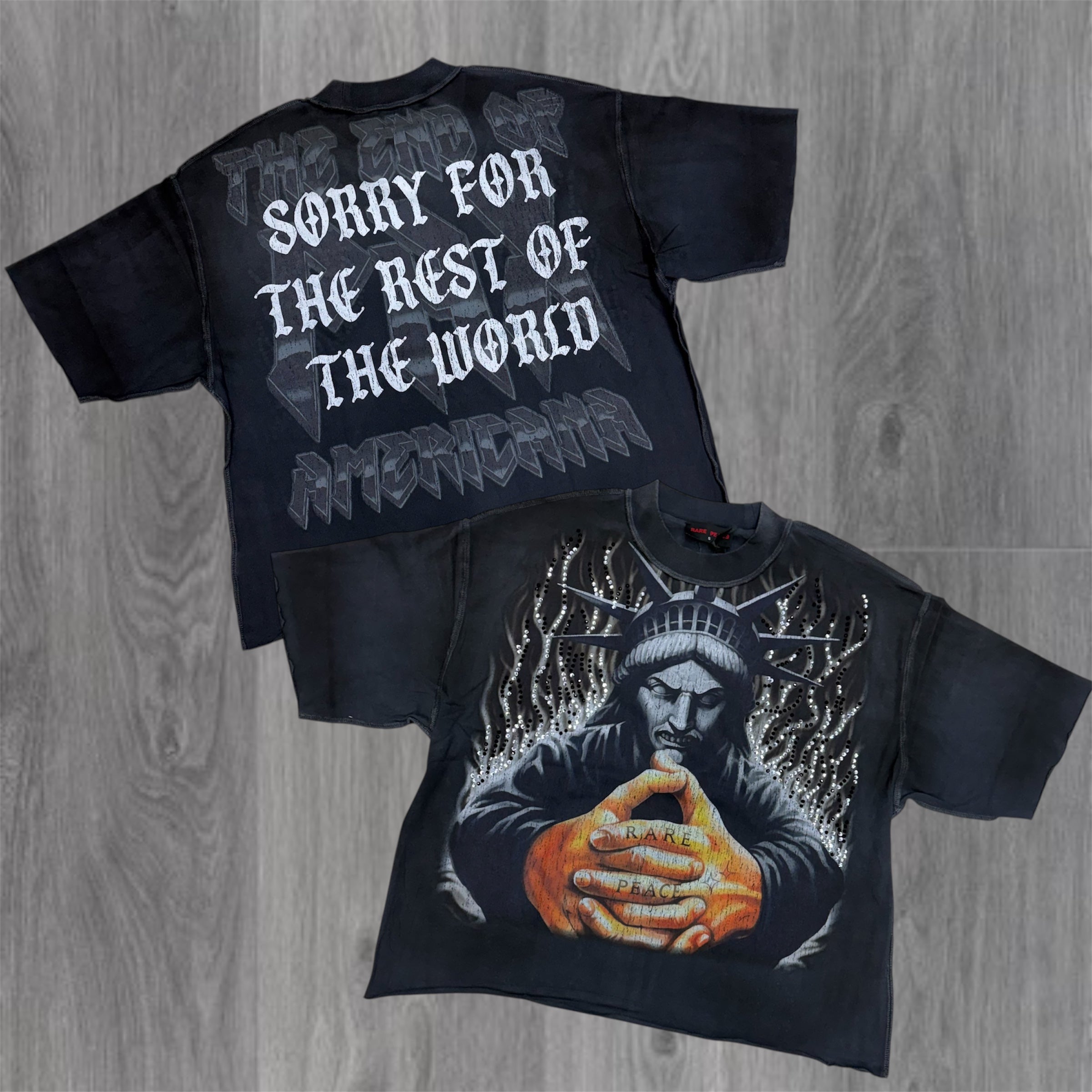 Rare Peace - Liberty Tee - Dk Grey - 6023