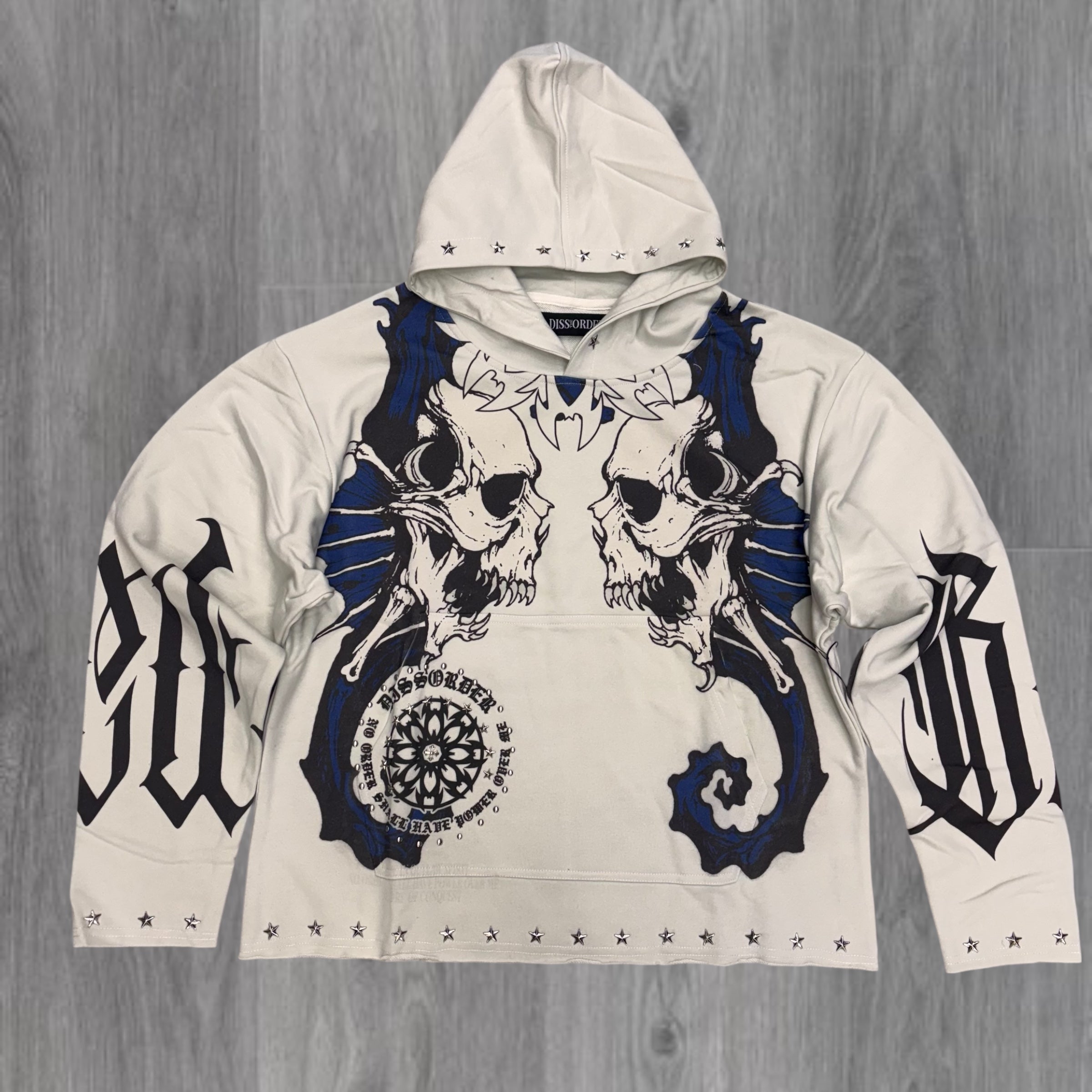 DISORDER -  GLORY Studs Hoodie - STONE - 320