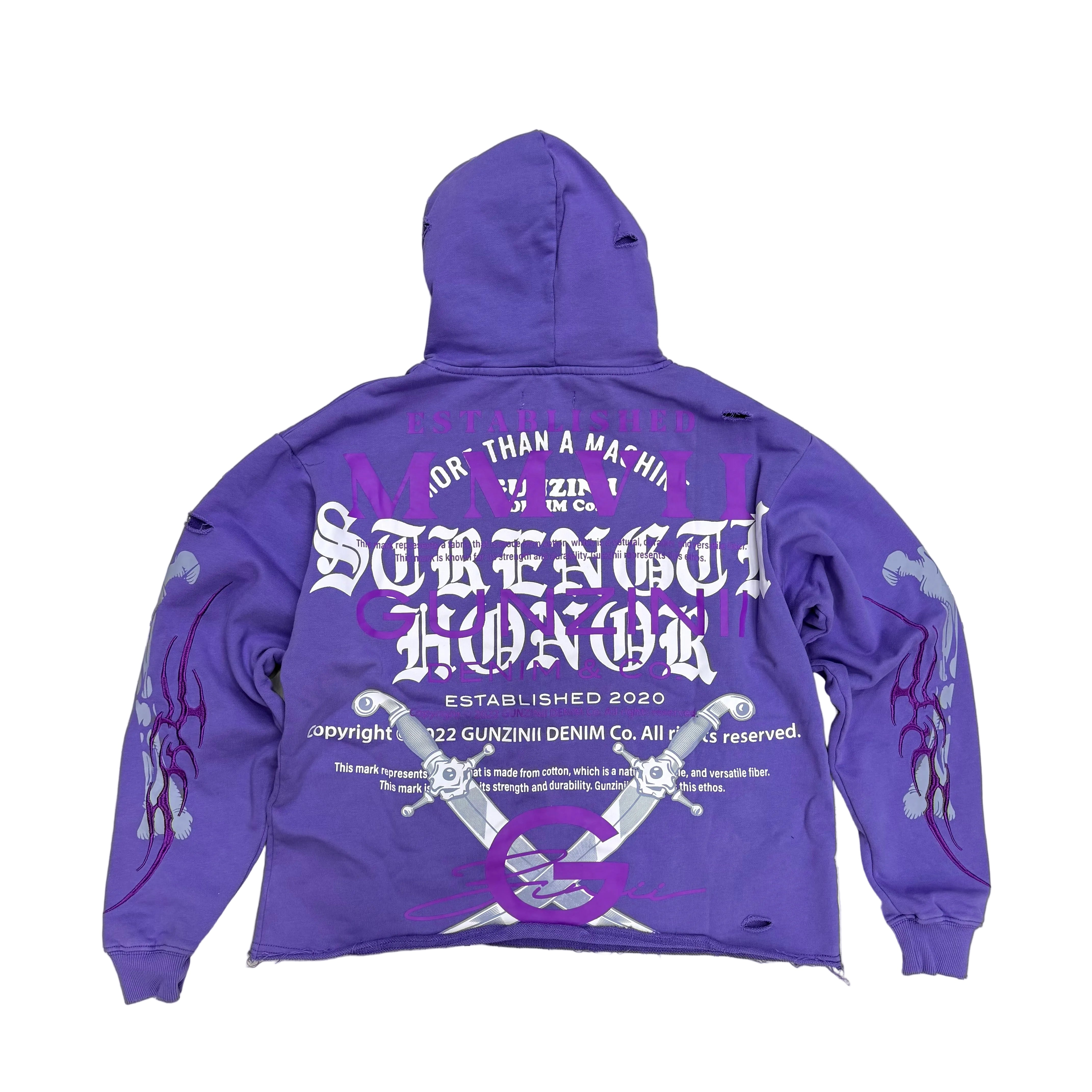 Gunzini - WEAPONS Hoodie - Lt.Purple - Gz879