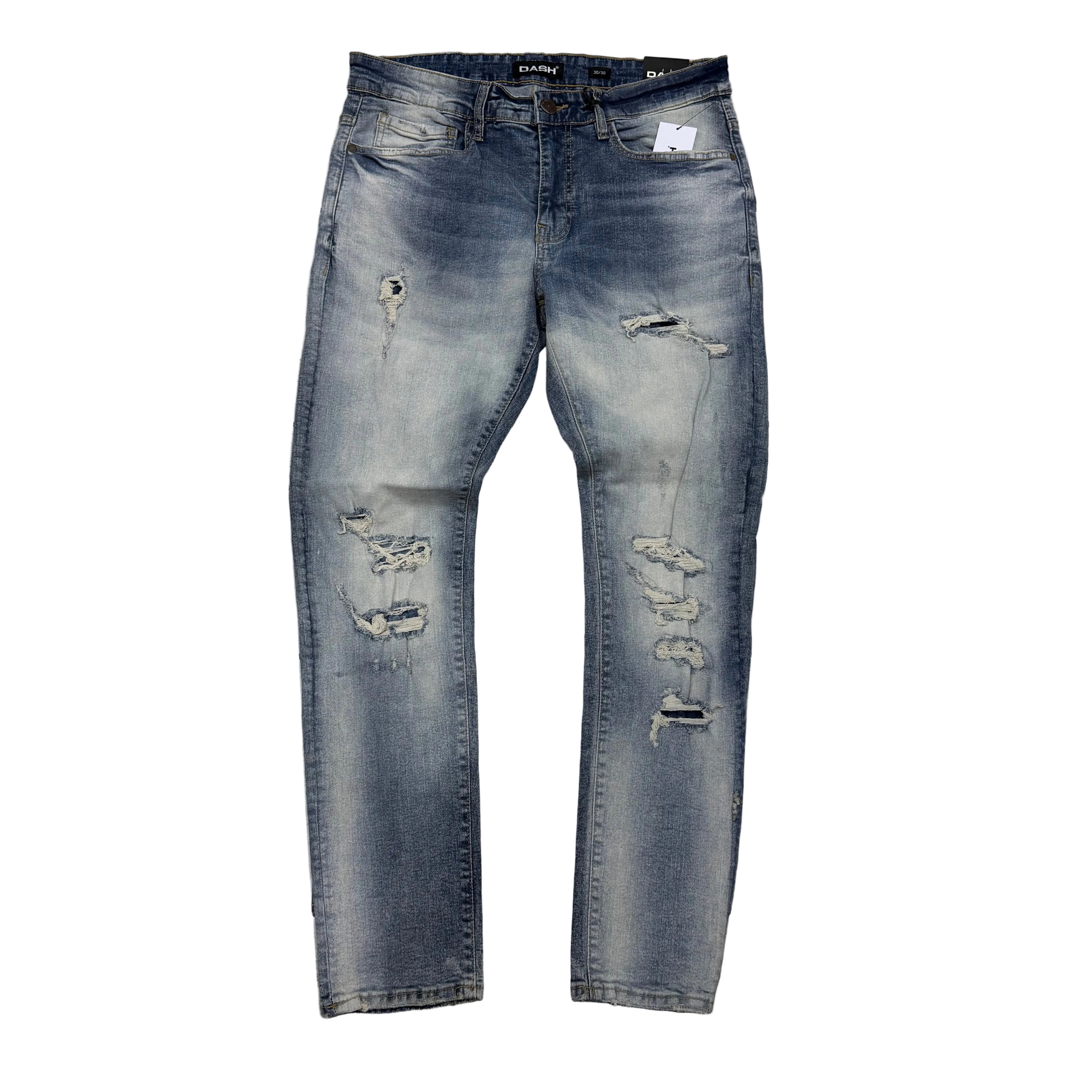 DASH - Skinny Rip Denim - Cloud Wash 2096