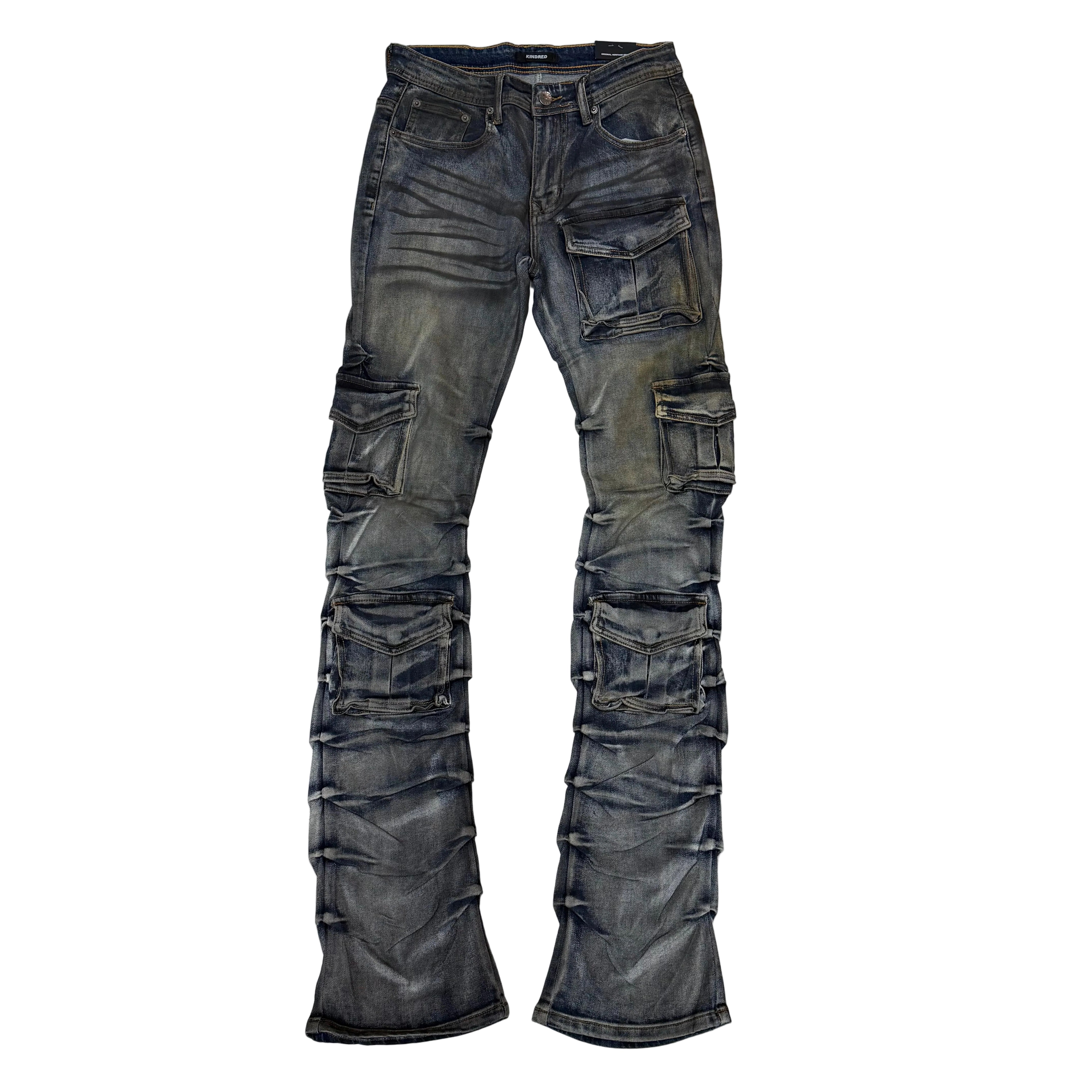 KD - Stacked Utility Denim - Dirty Blue Wax -2056B