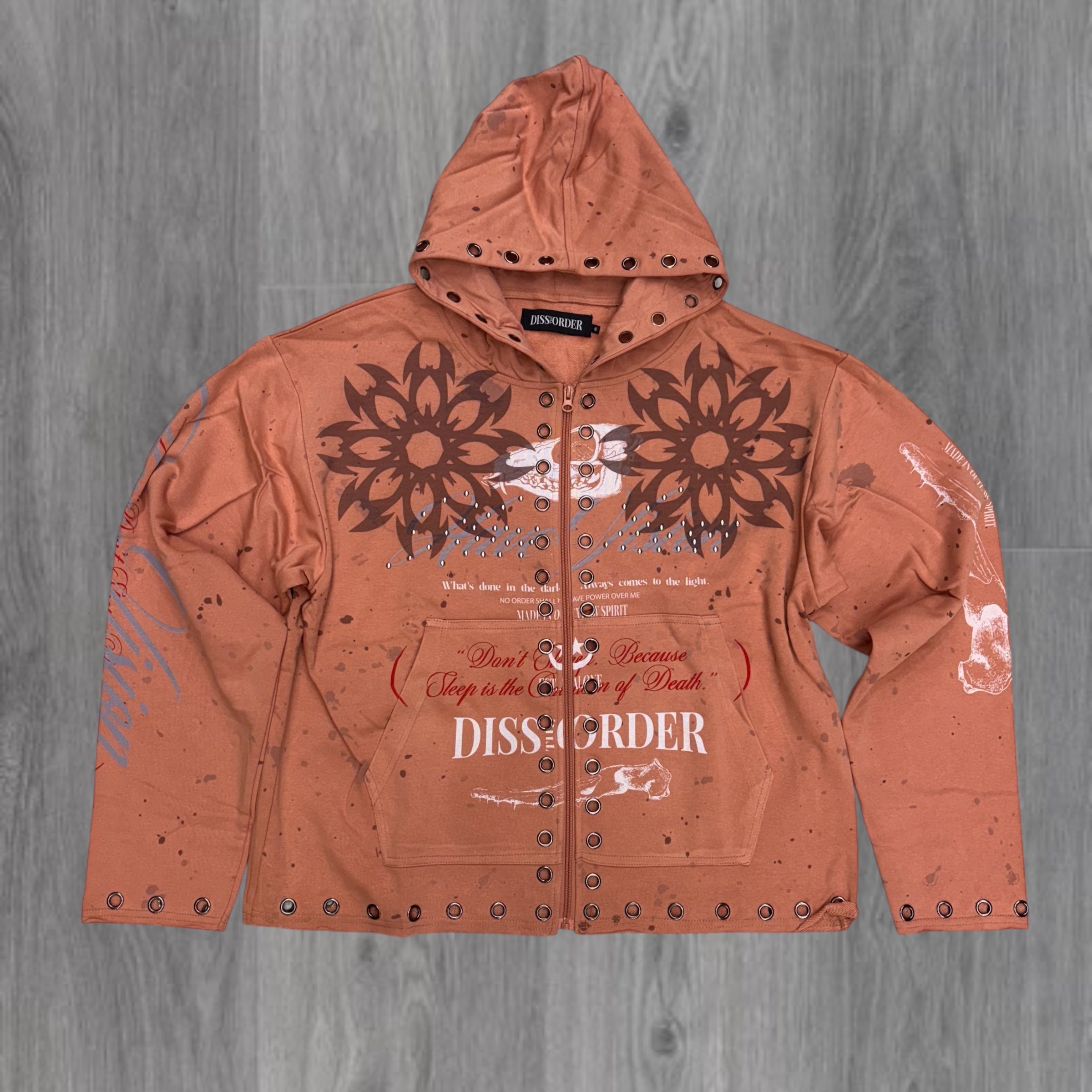 DISORDER - VISION Zip Hoodie - PINK - 368