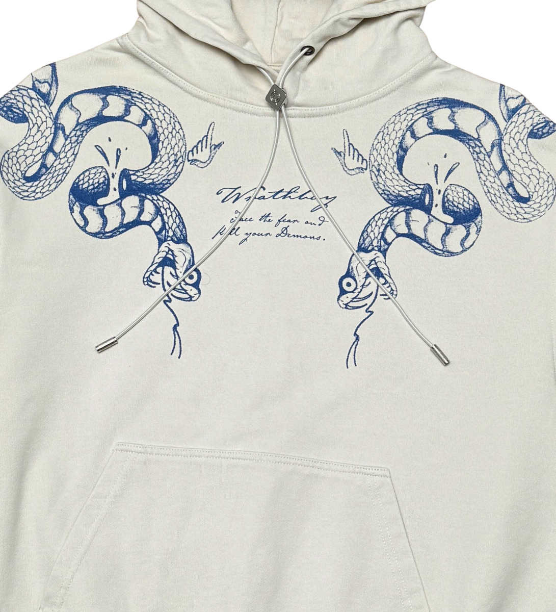 WRATHBOY - Snake Hit Hoodie - Natural - 102