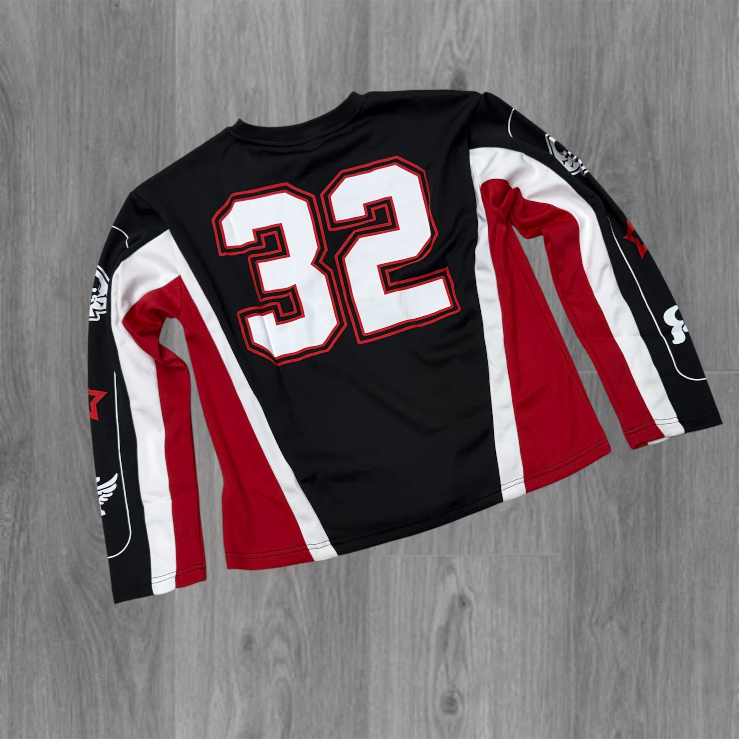Rebel - Motorsport Long sleeve Jersey- Black 206