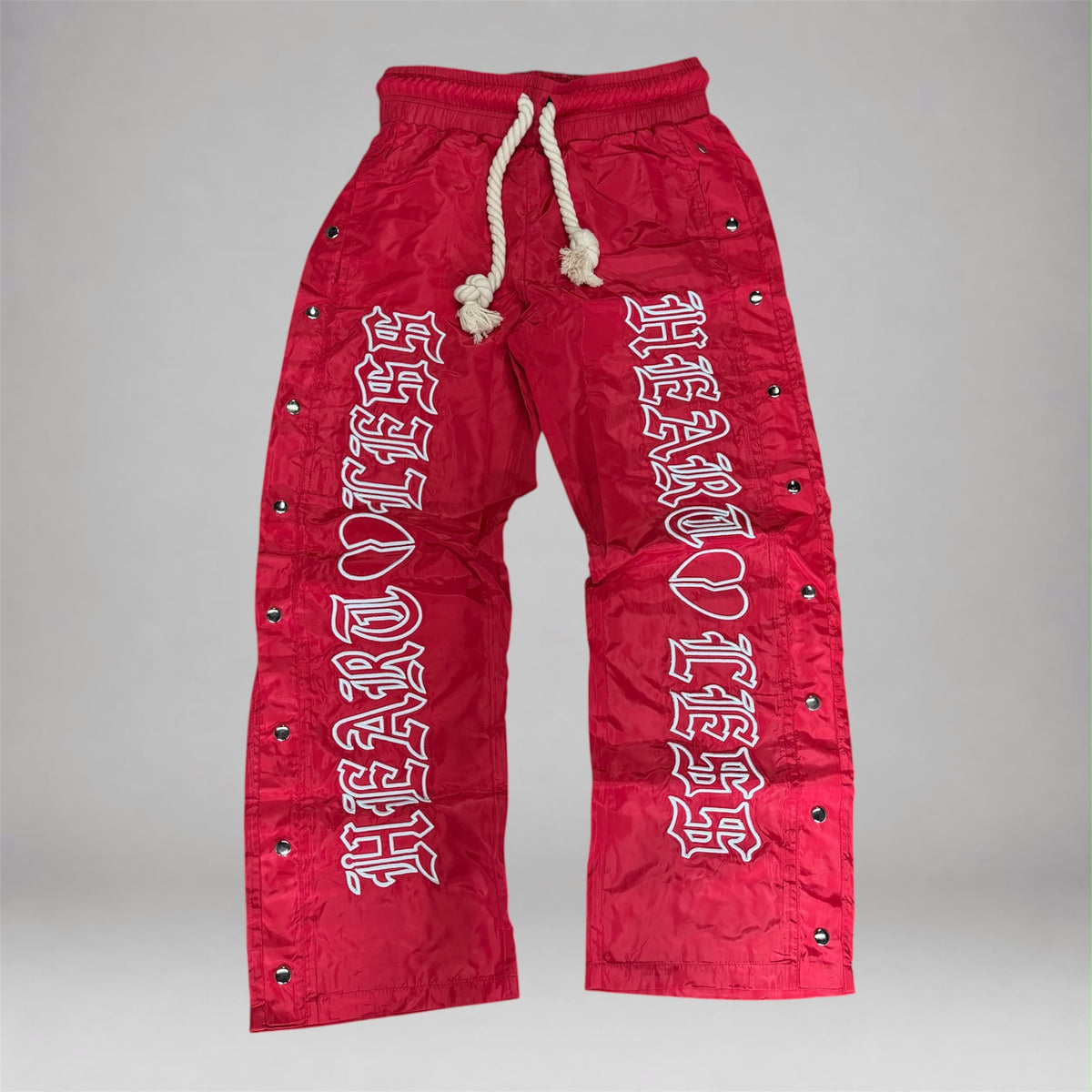HeartlessNylon Pants w/Rope Strings - Red