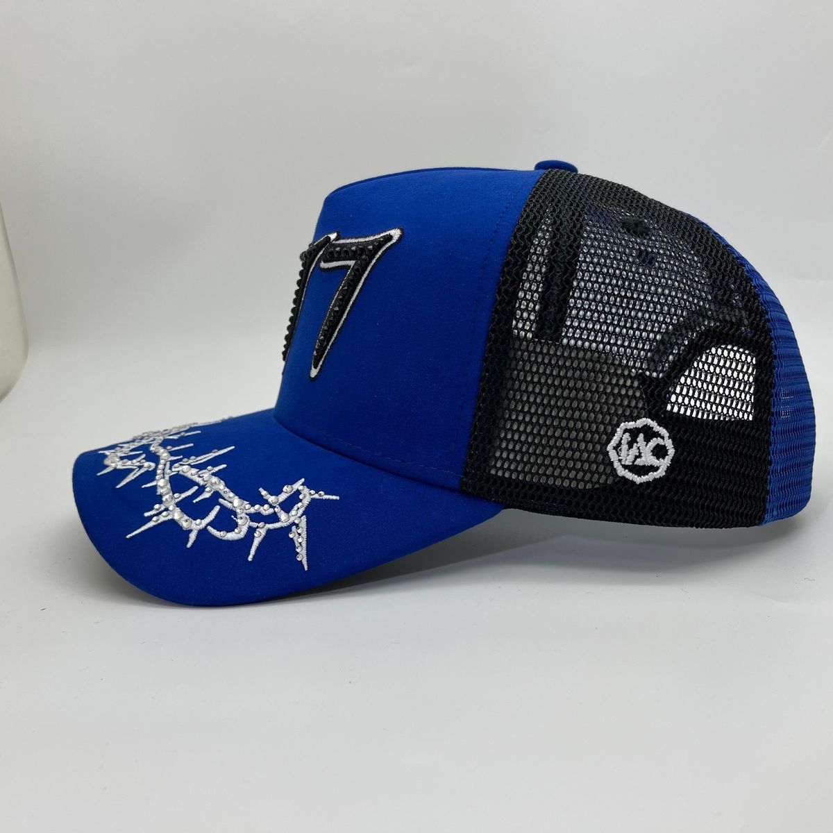 HDSN - “Chains”  777 Trucker hat - Royal/Black V2