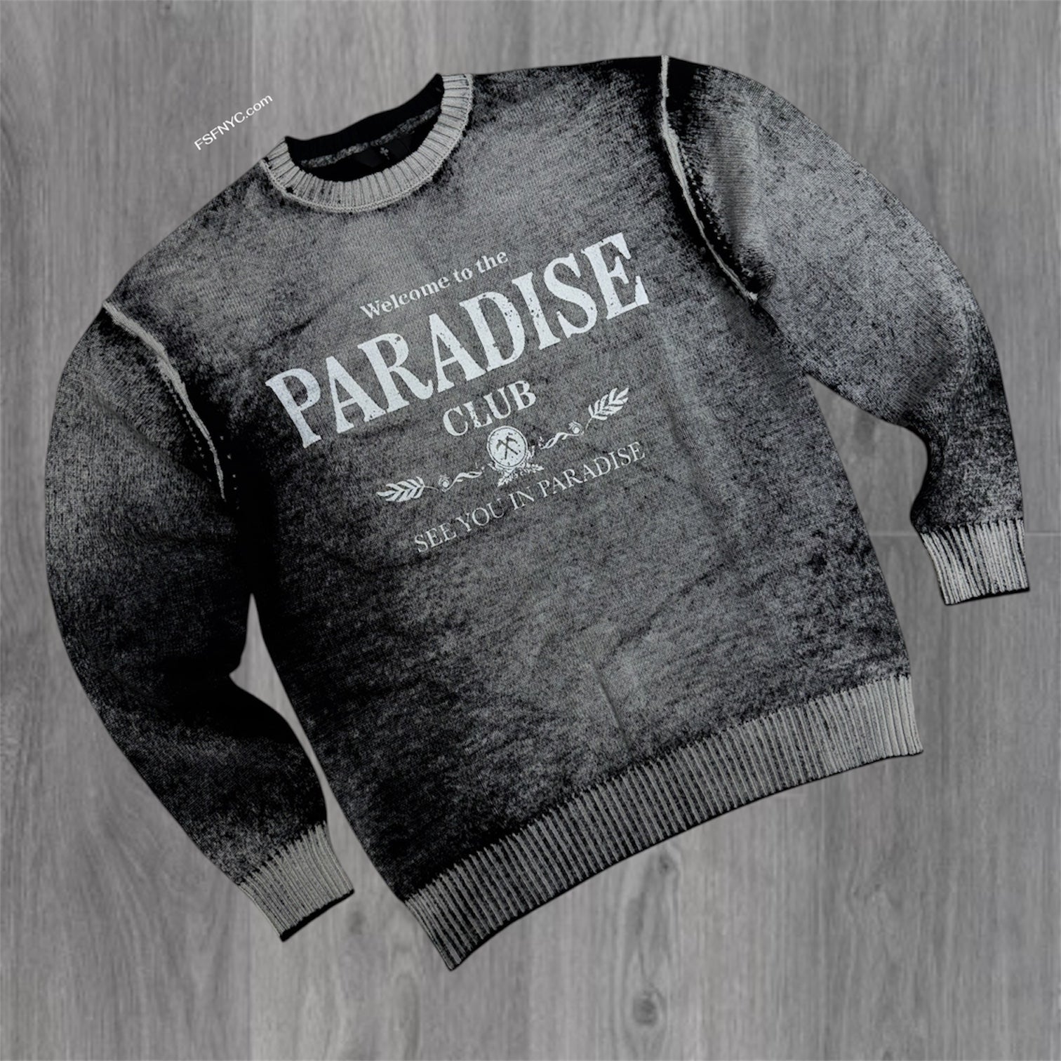 SYP - Crew Sweatshirt - Black Shadow - 3976