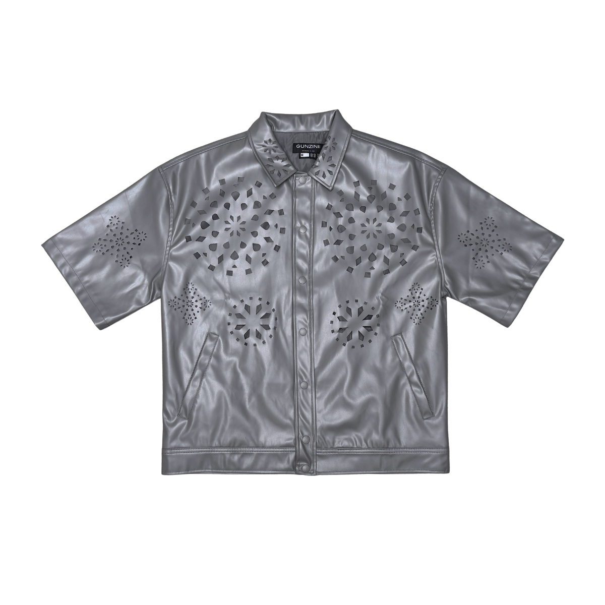 Gunzini - Stacked PU Leather Set - LtGrey - Gz1047 gc1046