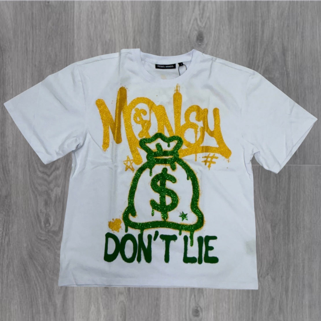 Rebel - Money Don’t Lie T-shirt - White - 112