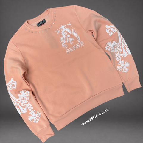 Pike - Glory Crew Sweatshirt - L.Pink “Salmon”  2607