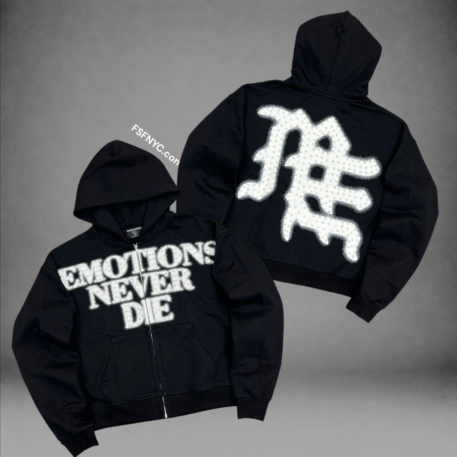 Mixed Emotions- Classic Hoodie - Black
