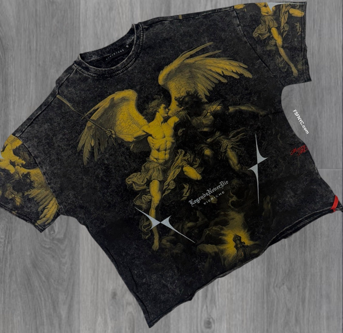 VR - Saint T-shirt - Black Wash - 1408