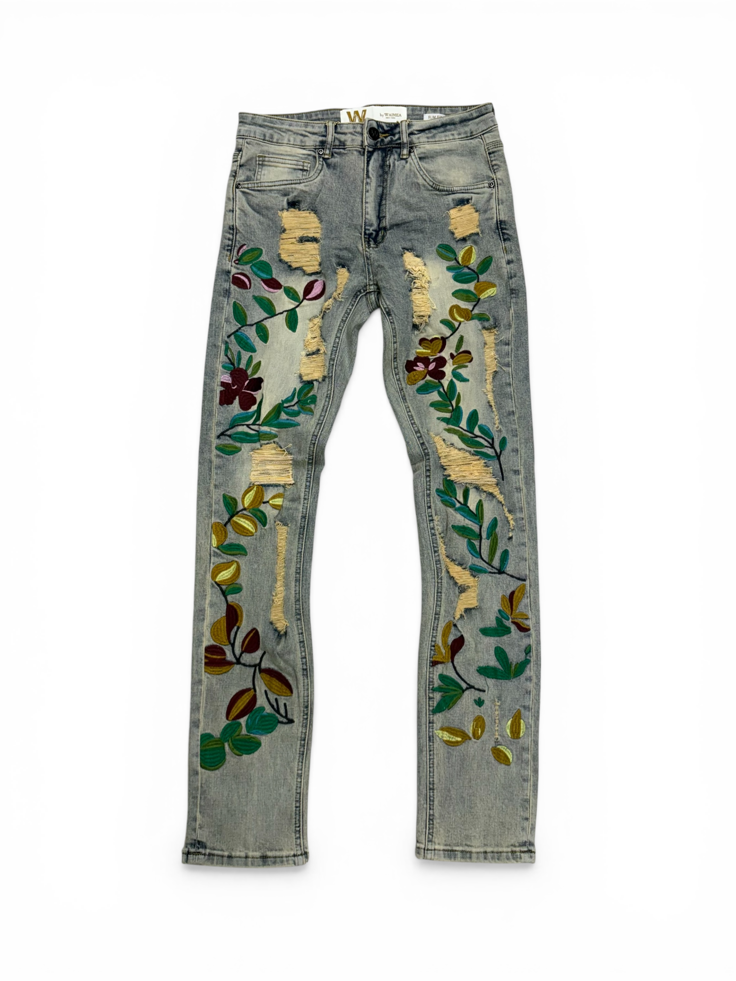 Waimea - embod Skinny Fit Denim - Vintage Wash - m8745D